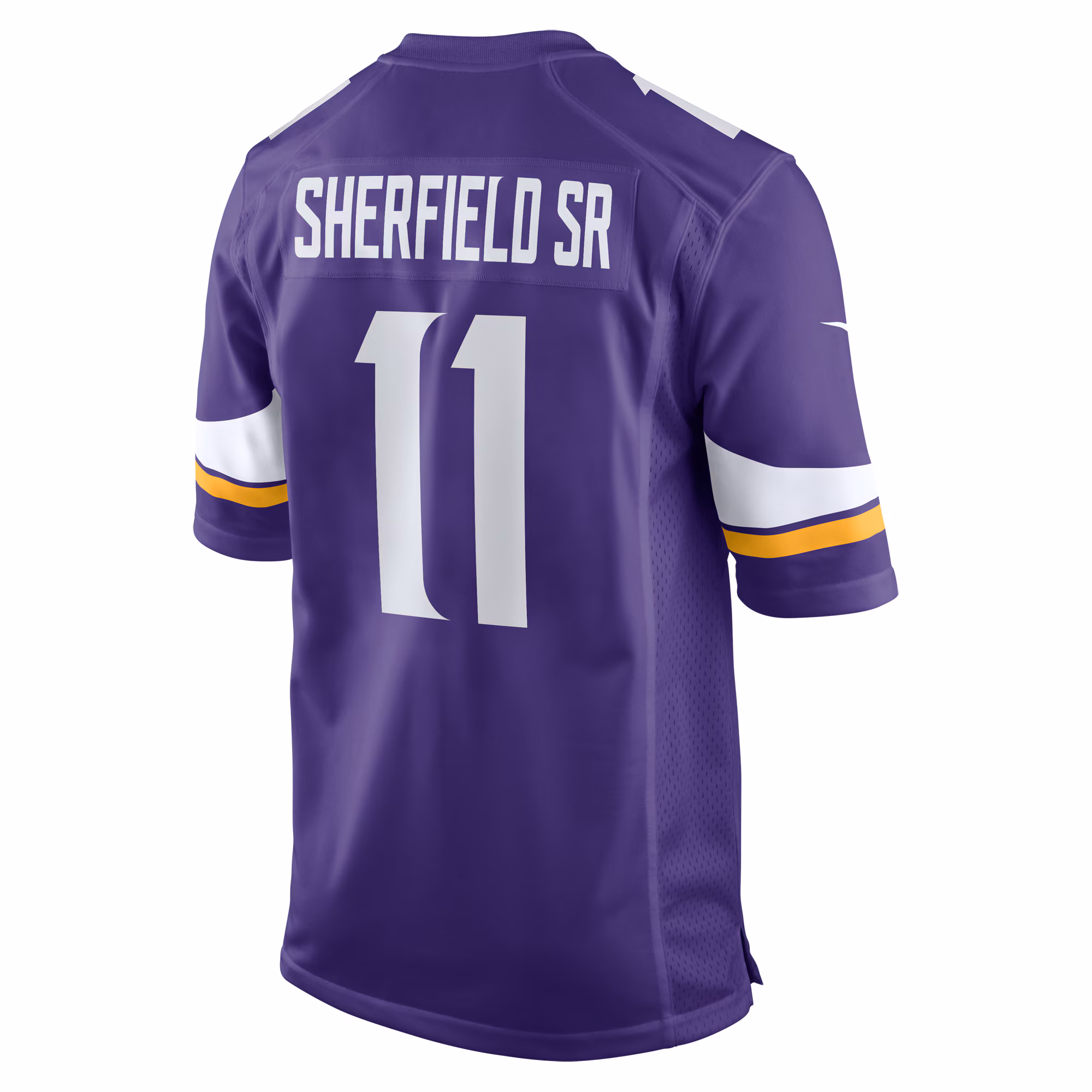 Trent Sherfield Sr. Minnesota Vikings Game Jersey -  Purple