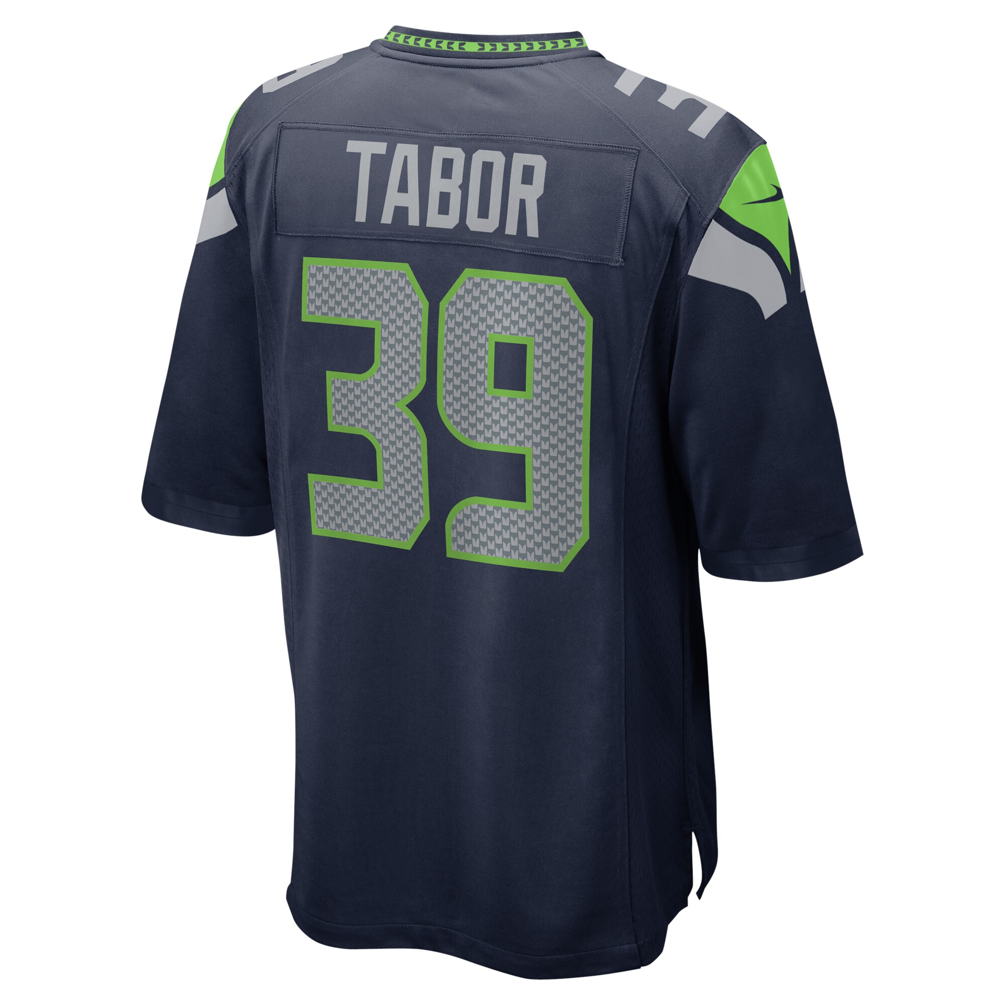 Teez Tabor Seattle Seahawks  Home Game Player Jersey - College Navy
