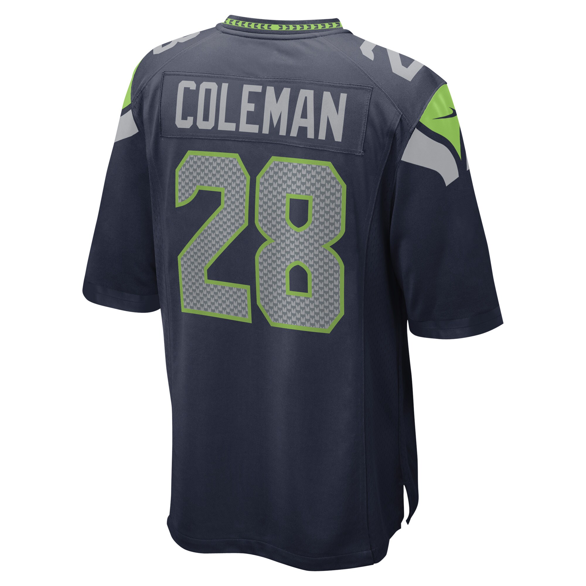 Justin Coleman Seattle Seahawks  Game Player Jersey - College Navy