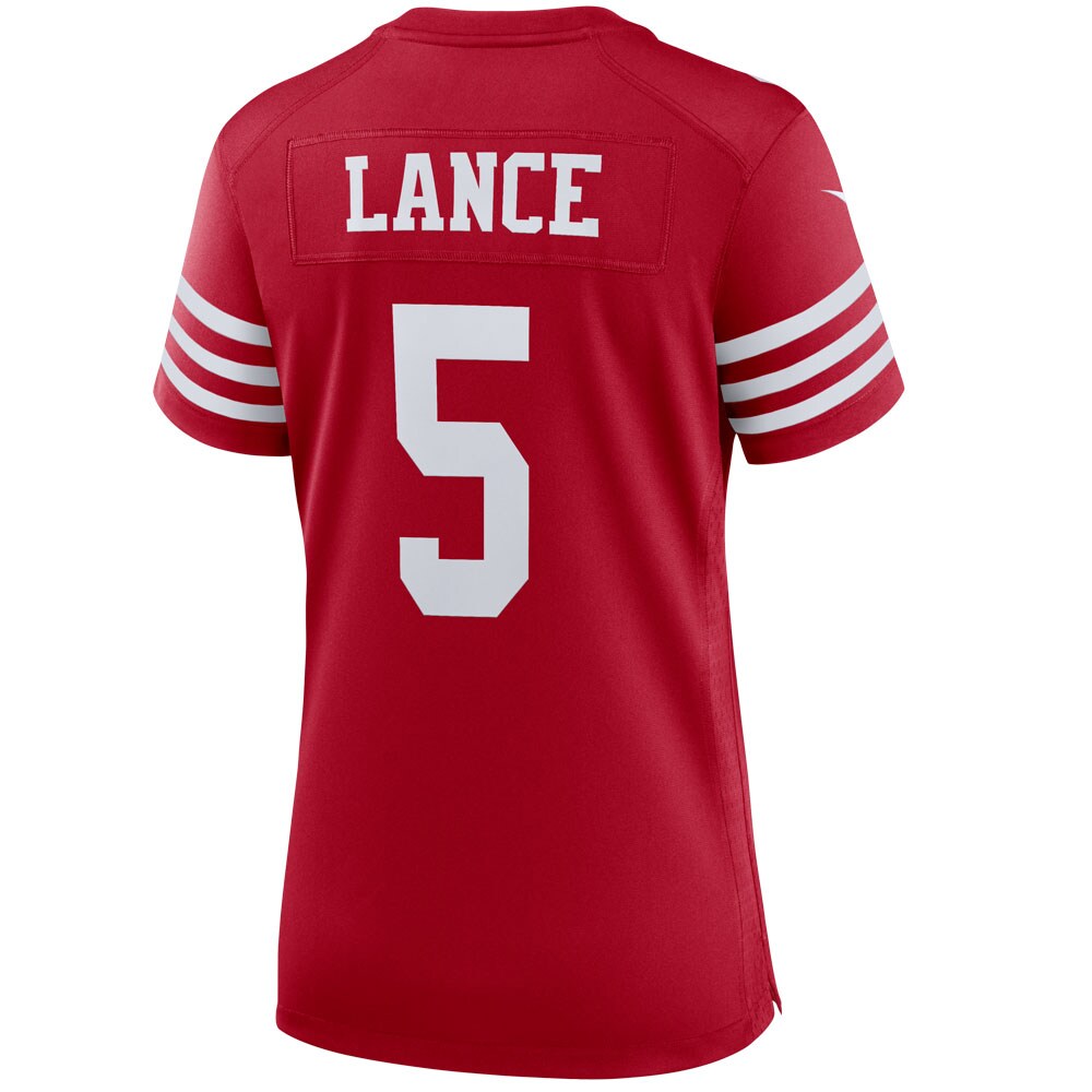 Trey Lance San Francisco 49ers  Women's Team Player Game Jersey - Scarlet