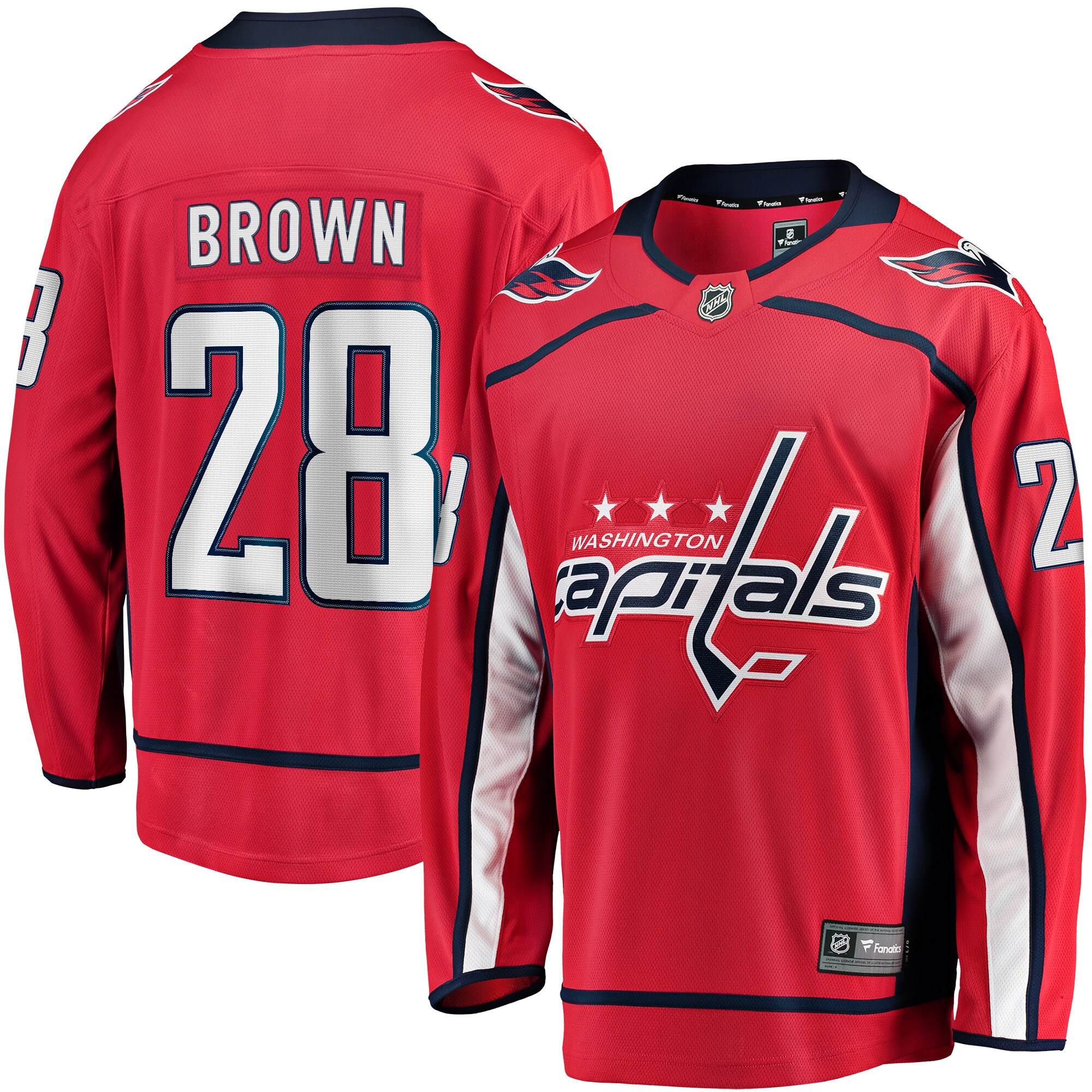 Connor Brown Washington Capitals Home Breakaway Player Jersey - Red