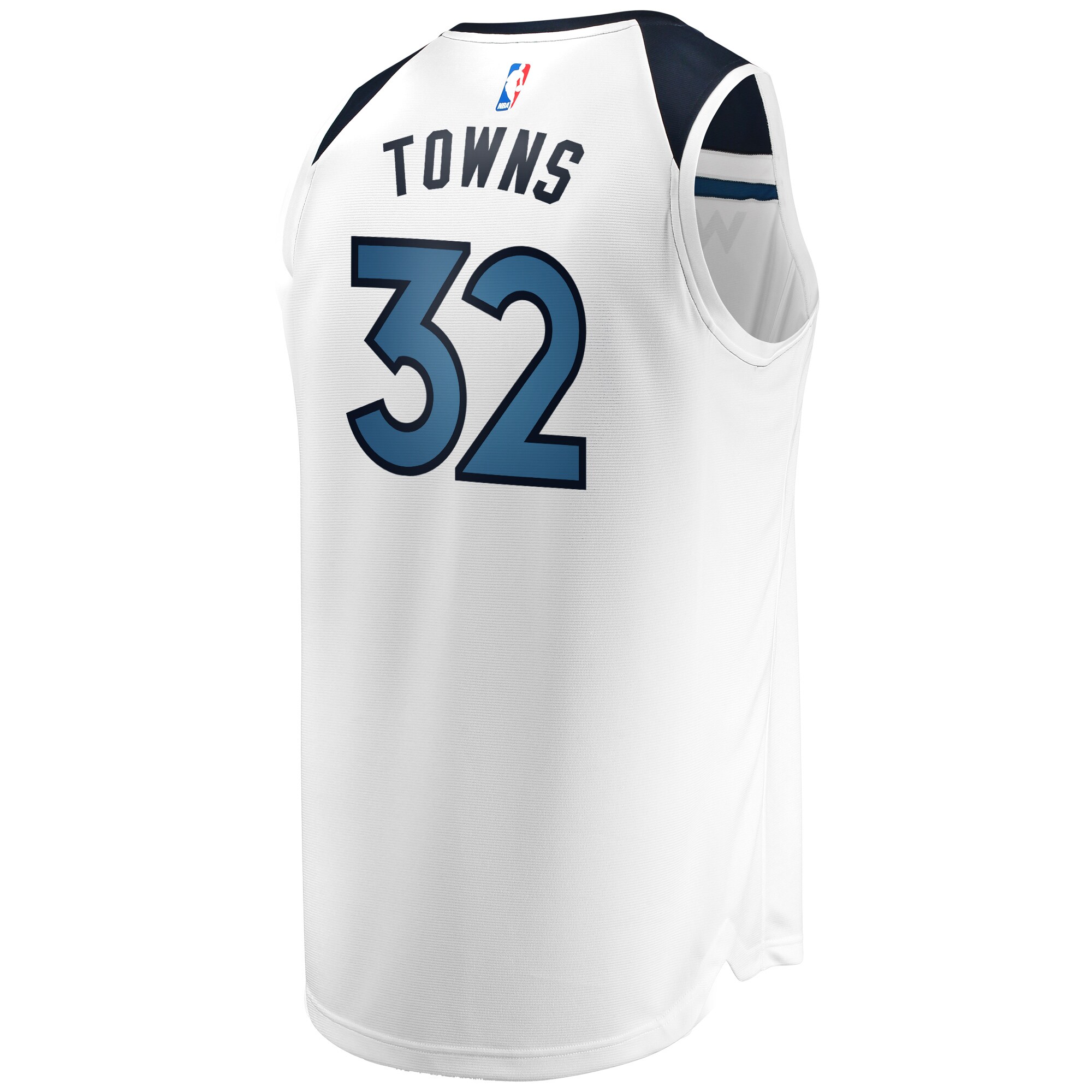 Karl-Anthony Towns Minnesota Timberwolves  Fast Break Replica Jersey White - Association Edition