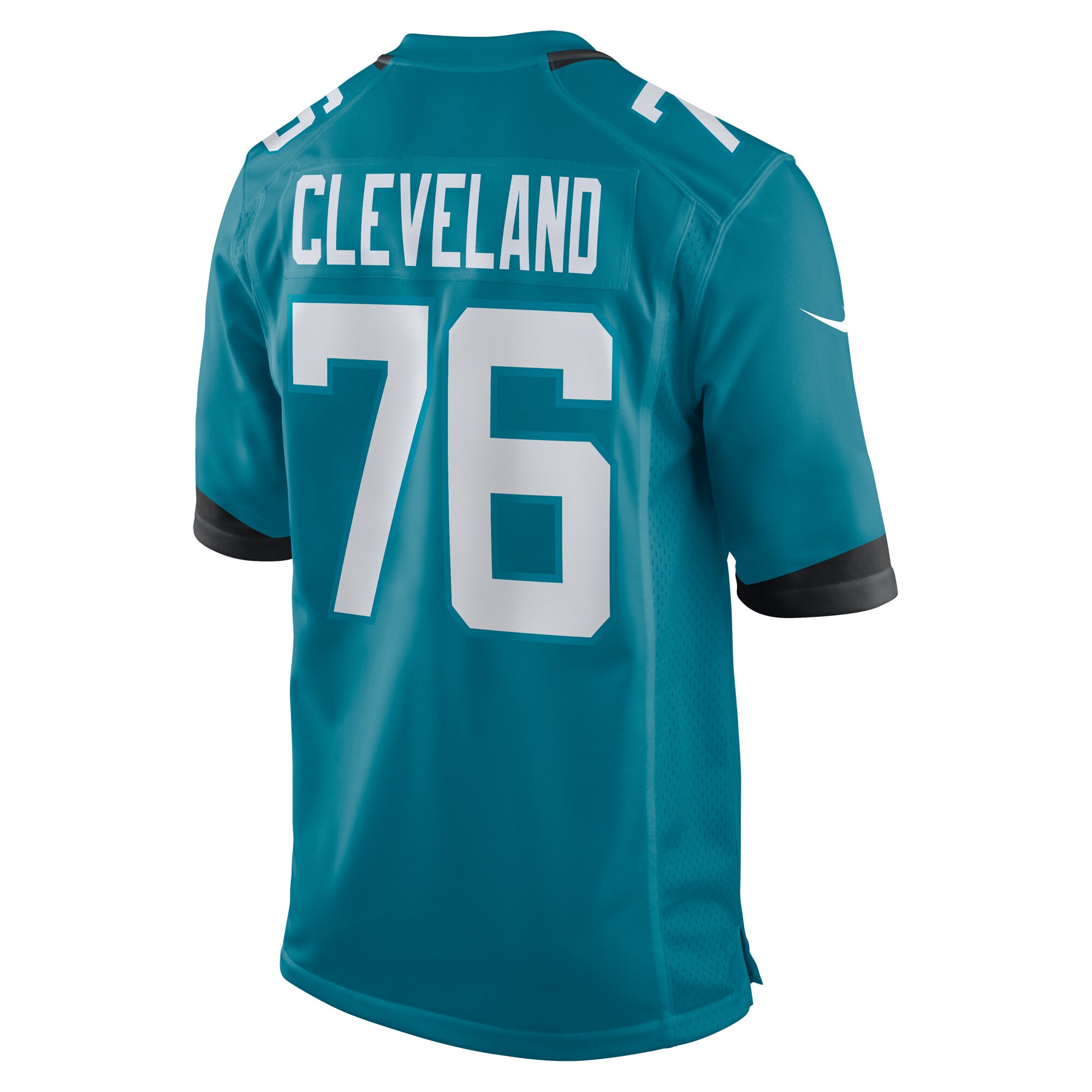 Ezra Cleveland Jacksonville Jaguars  Game Jersey -  Teal
