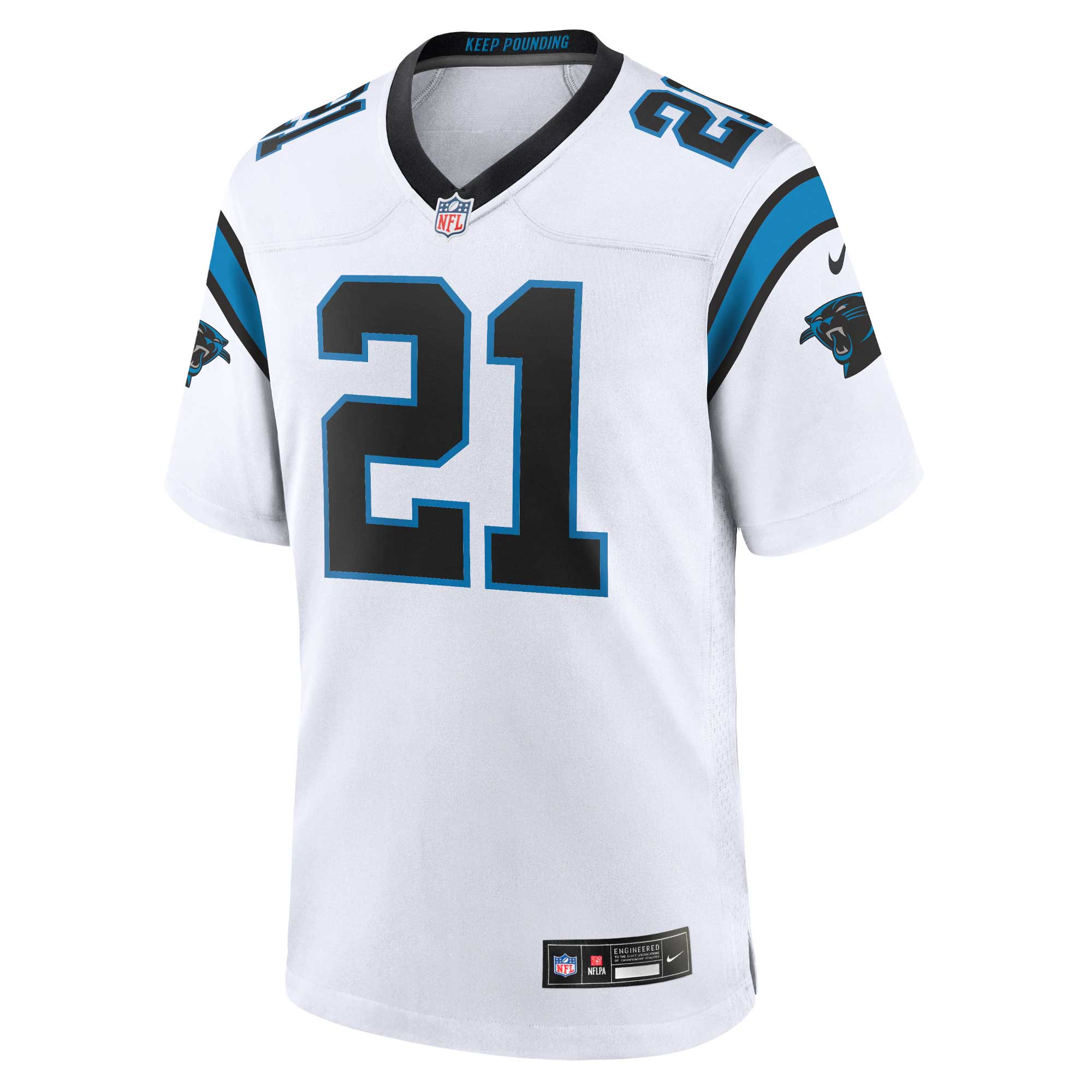 Jeremy Chinn Carolina Panthers Game Jersey - Black