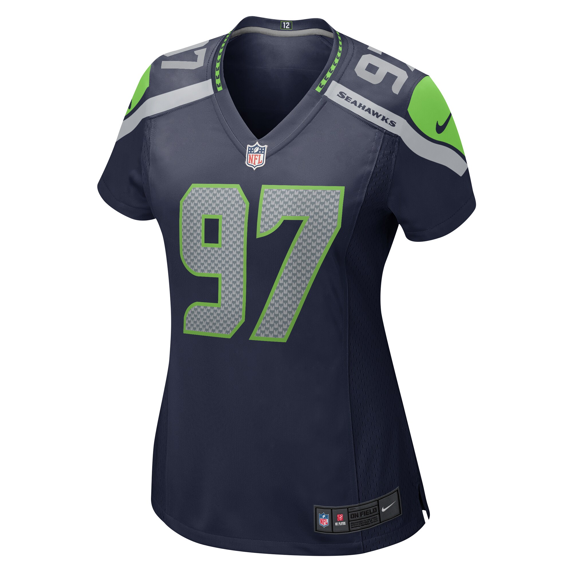 Mario Edwards Jr. Seattle Seahawks Women's  Game Jersey - College Navy