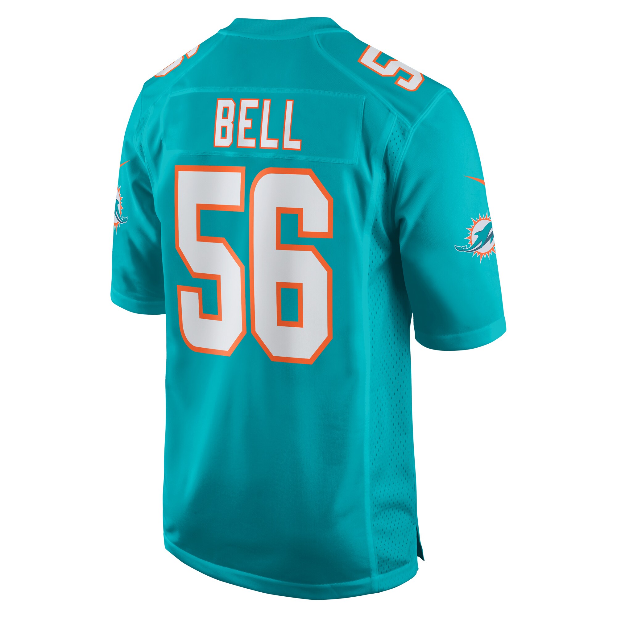 Quinton Bell Miami Dolphins  Game Jersey -  Aqua