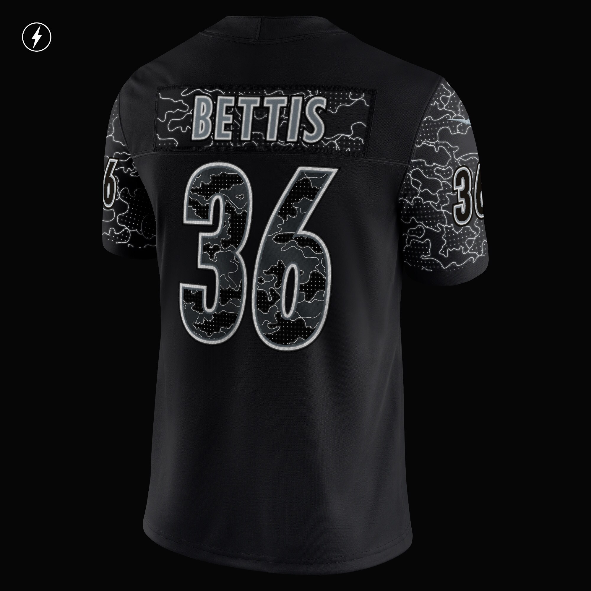 Jerome Bettis Pittsburgh Steelers Retired Player RFLCTV Limited Jersey - Black