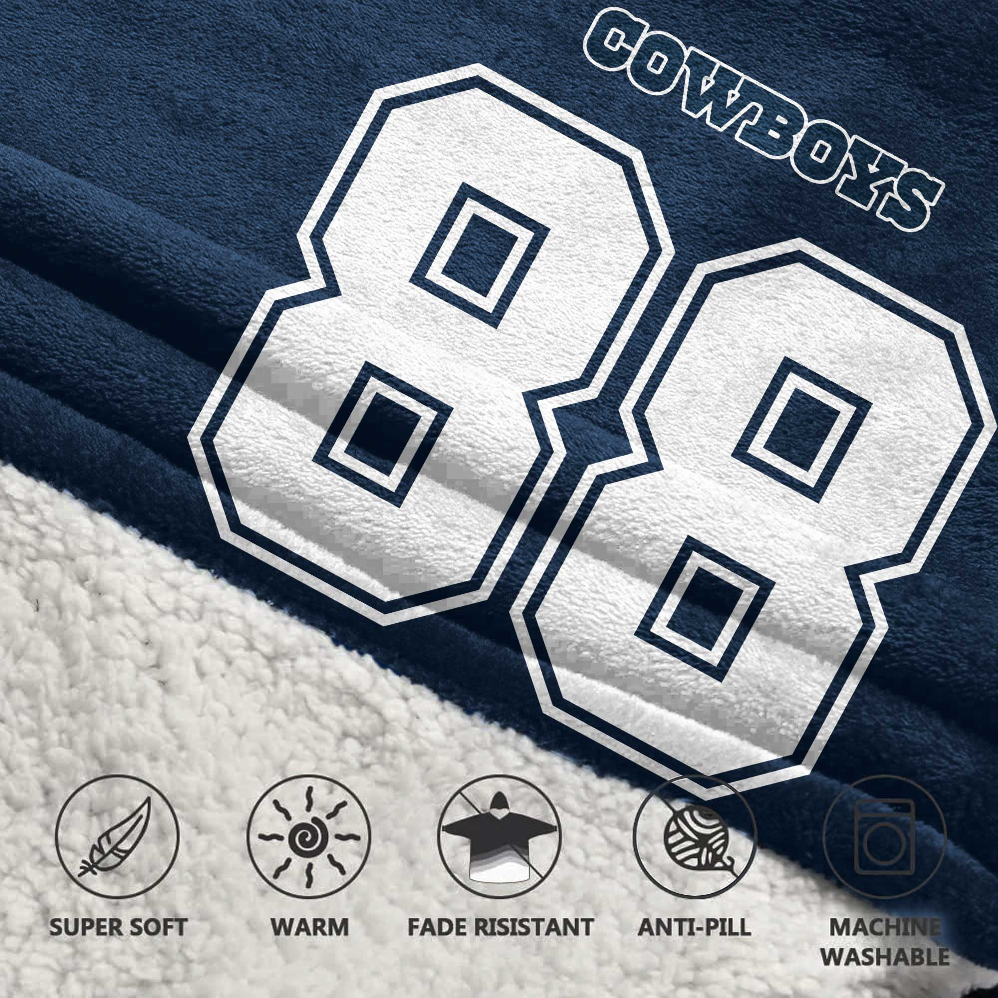 Adult C.D.L 88 Dallas Football Unisex Blanket Hoodie