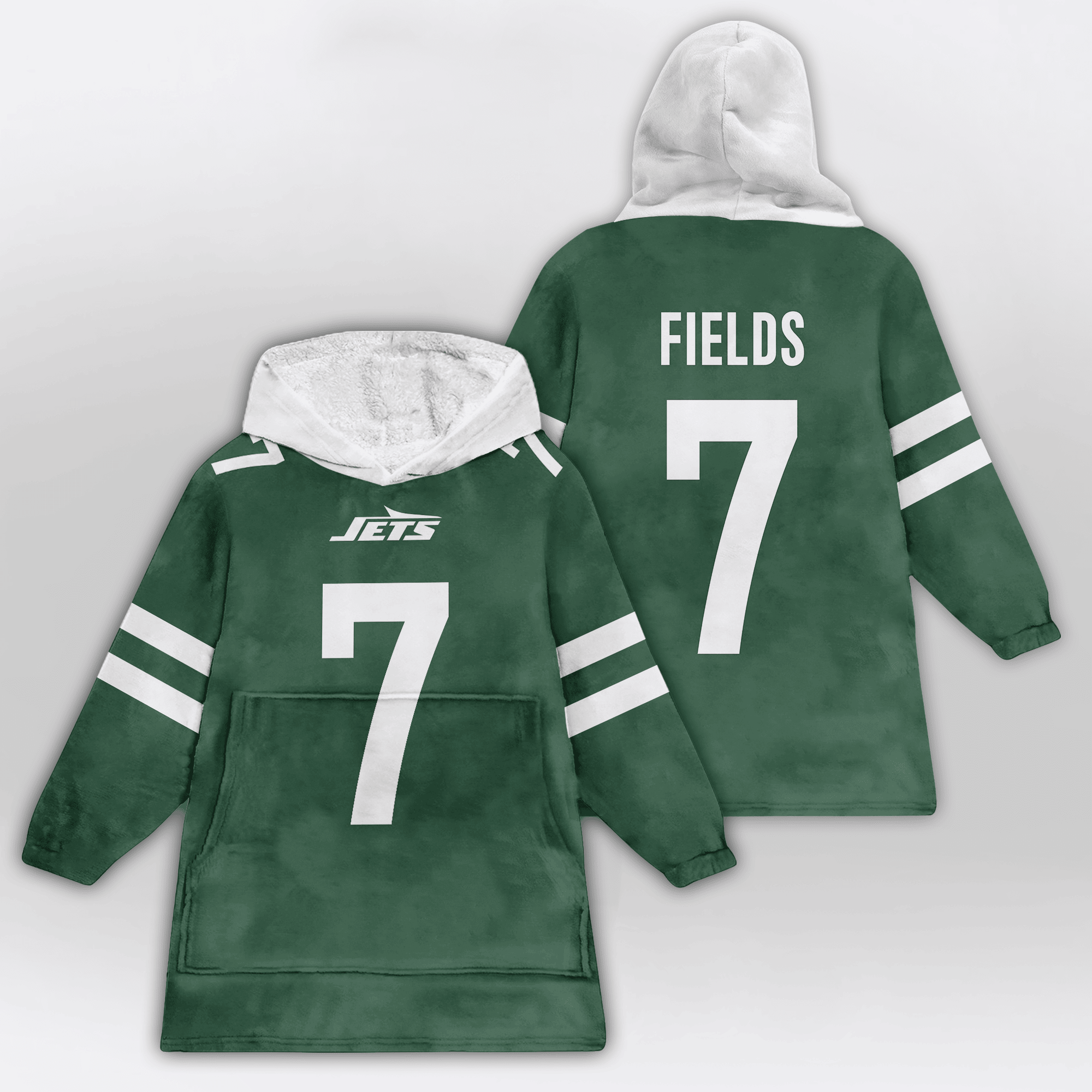Kid J.F 7 New York J Football Unisex Blanket Hoodie
