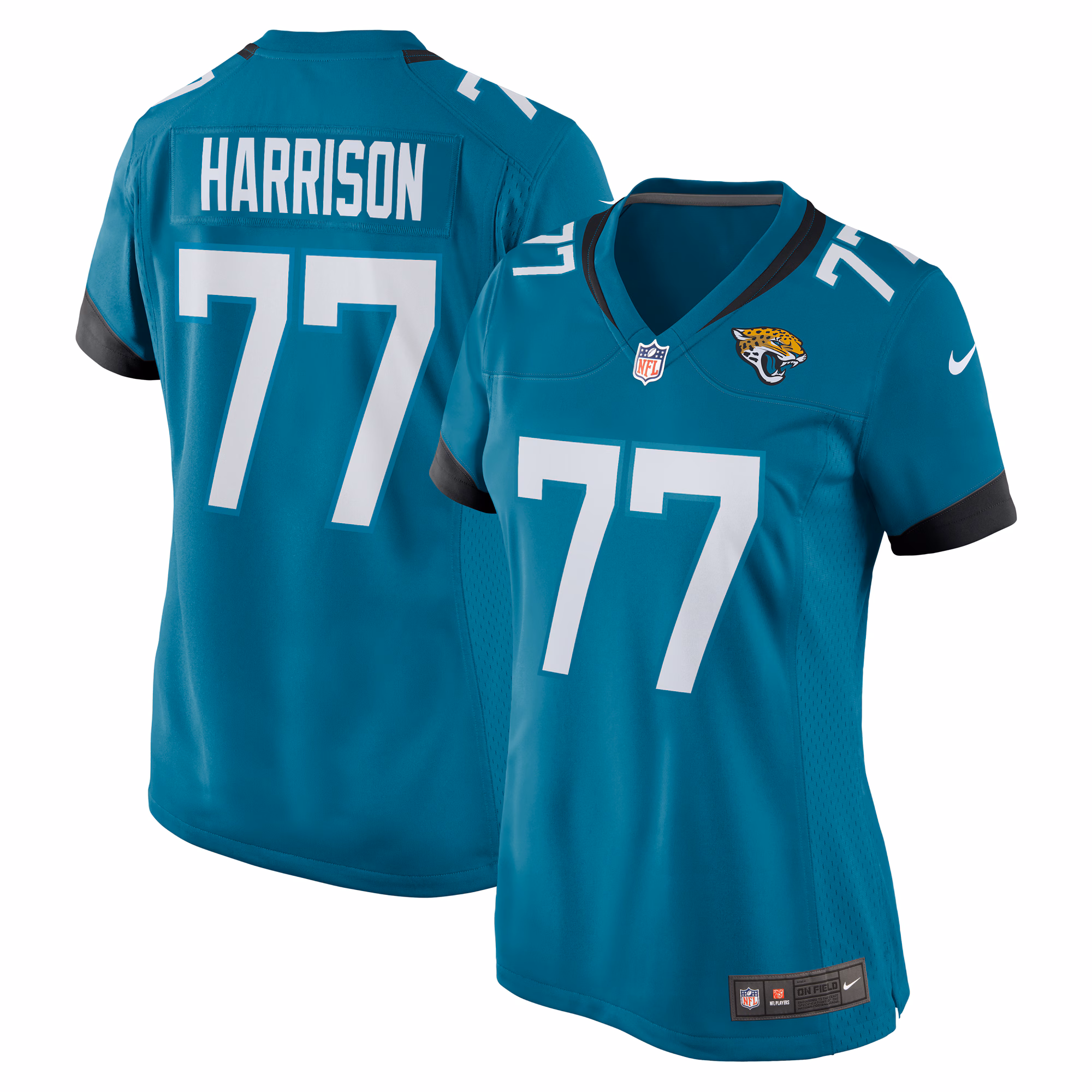Anton Harrison Jacksonville Jaguars Women's Team Game Jersey -  Teal