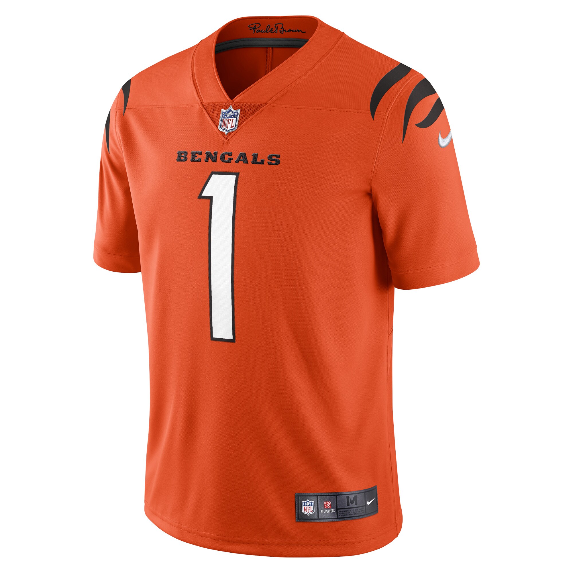 Ja'Marr Chase Cincinnati Bengals  Alternate Vapor Limited Jersey - Orange