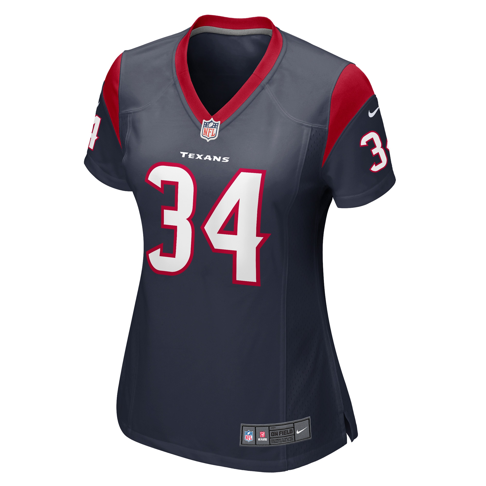 Troy Hairston Houston Texans Women's Game Player Jersey - Navy