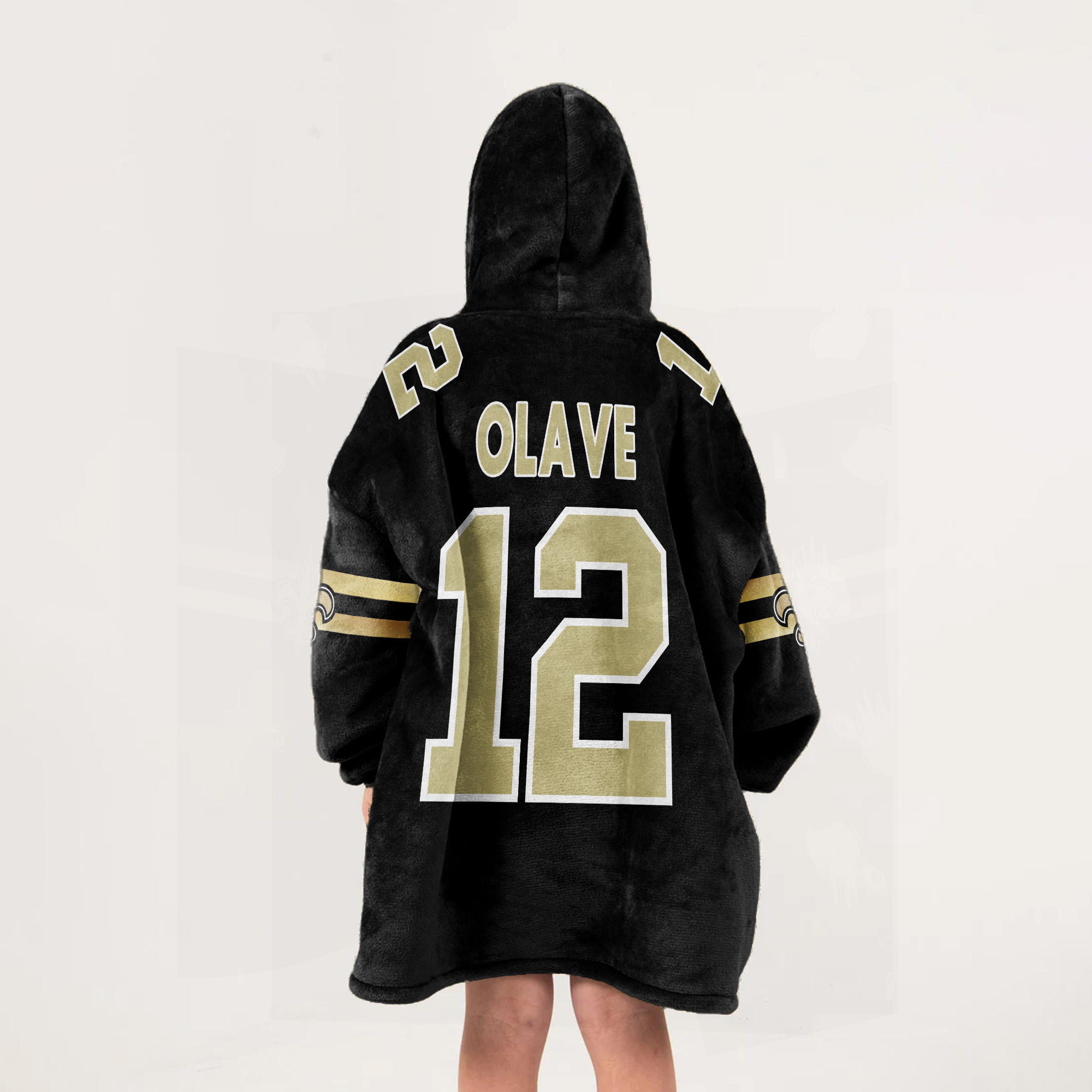 Adult C.O 12 New Orleans Football Unisex Blanket Hoodie