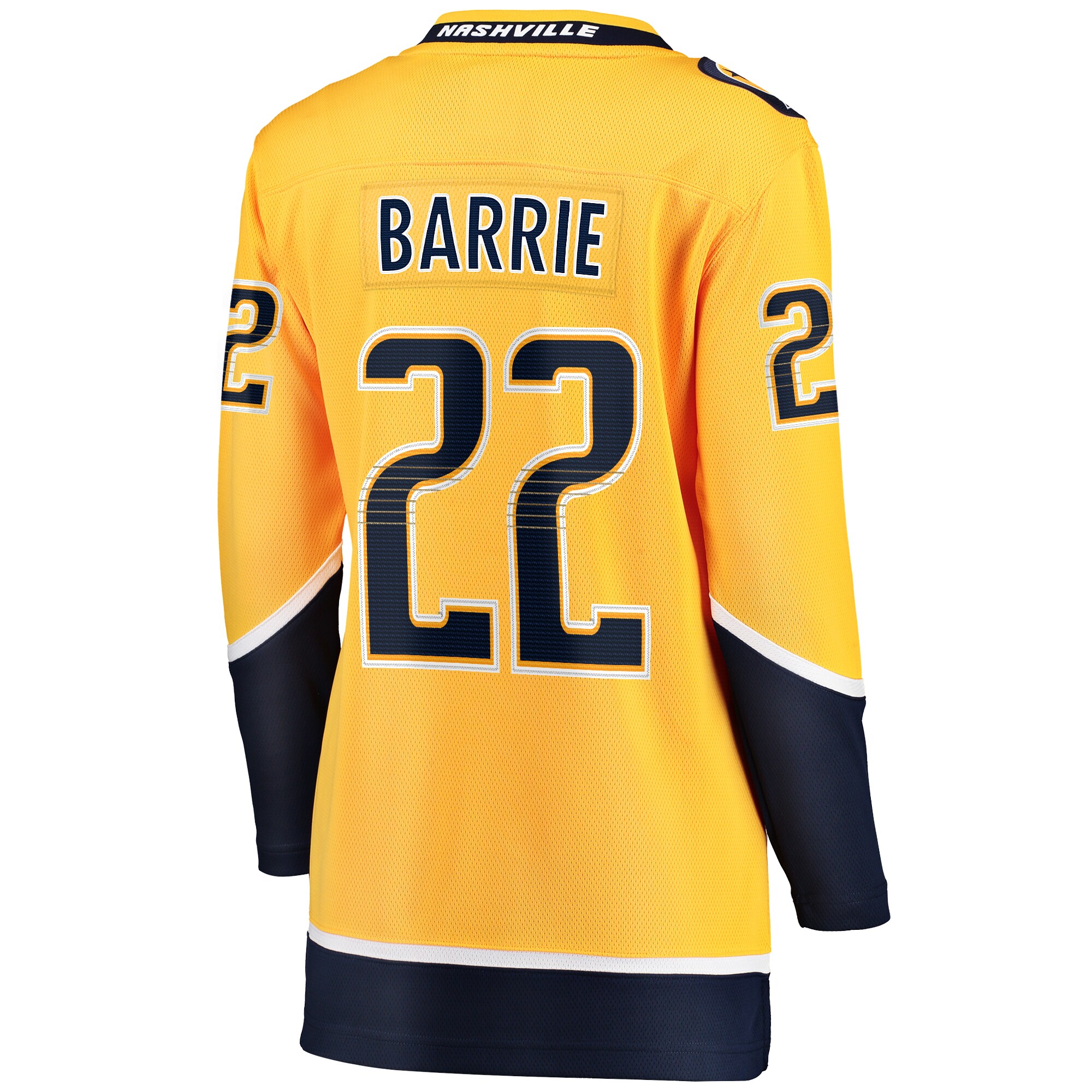 Tyson Barrie Nashville Predators Women's Home Breakaway Jersey - Gold