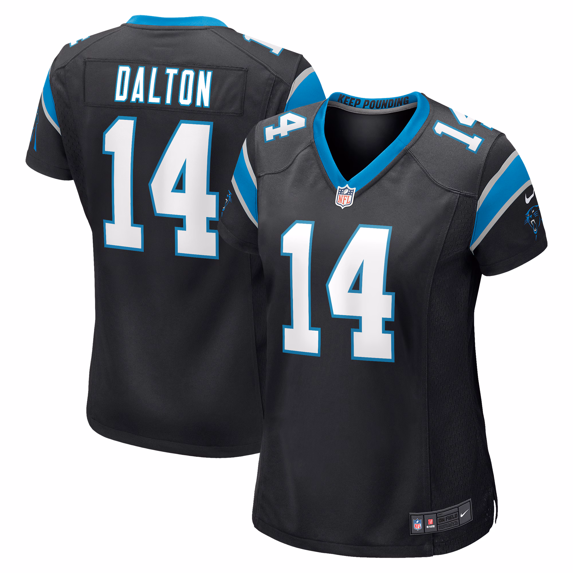 Andy Dalton Carolina Panthers Women's Game Player Jersey - Black