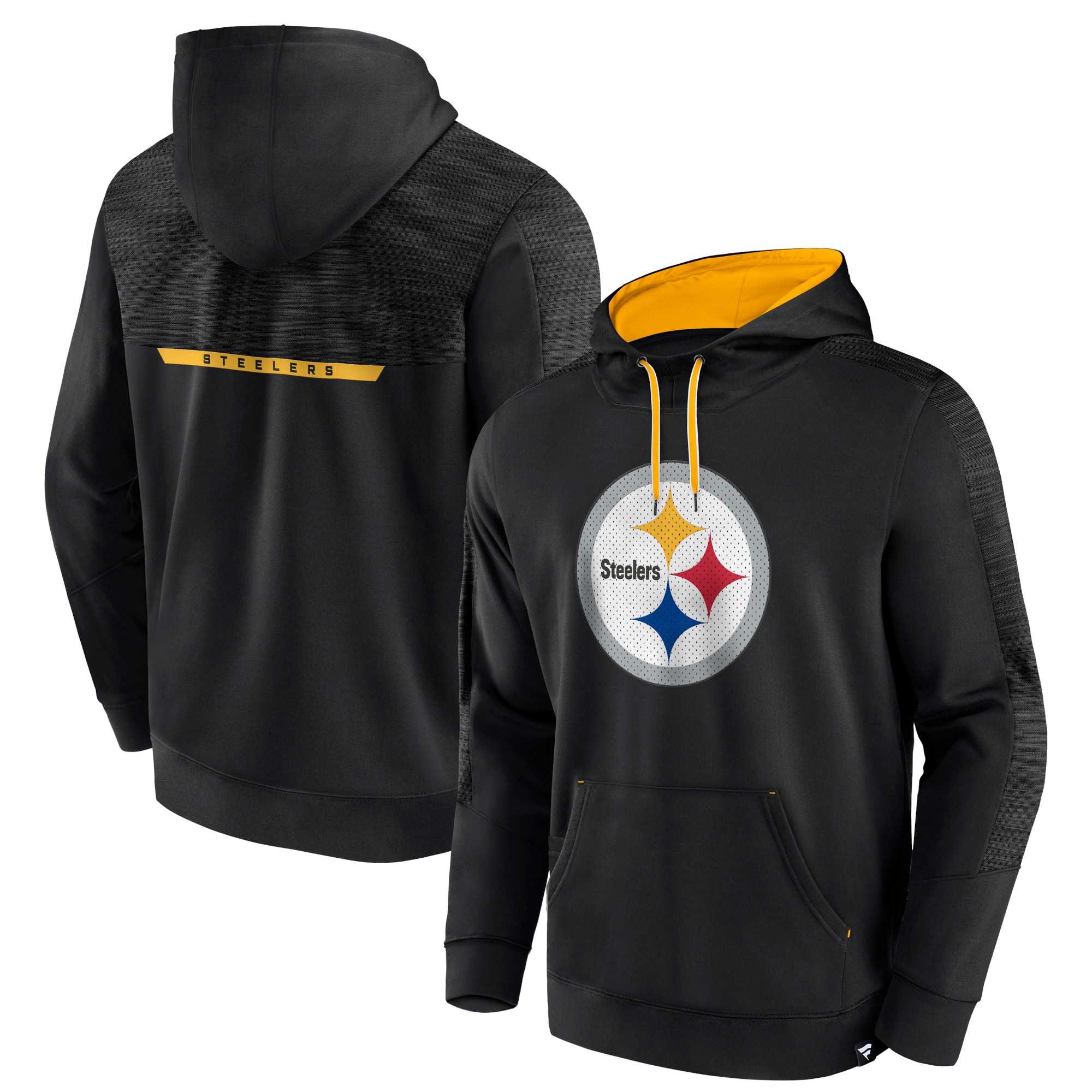 Pittsburgh Steelers   Defender Evo Pullover Hoodie - Black