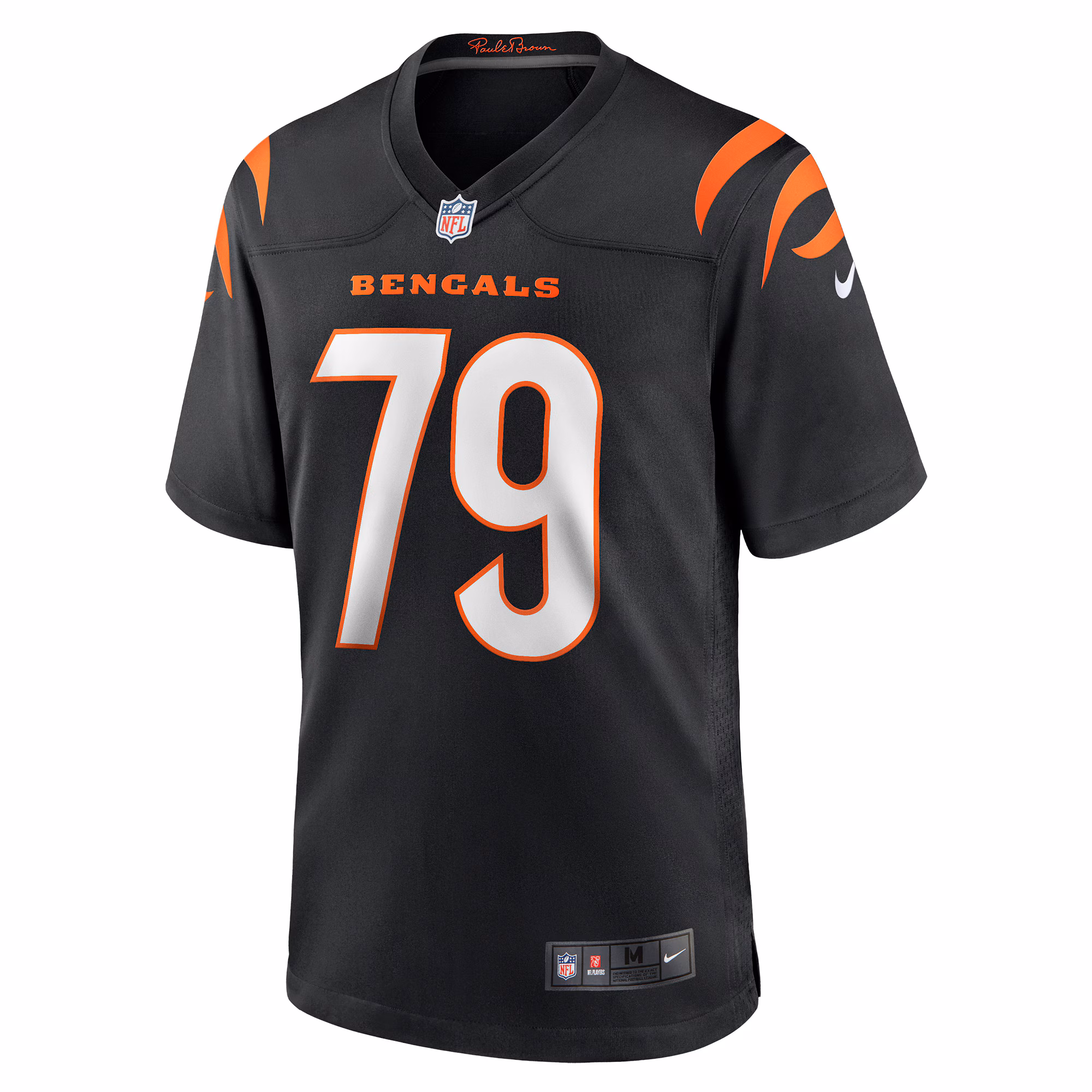 Jackson Carman Cincinnati Bengals Game Jersey - Black