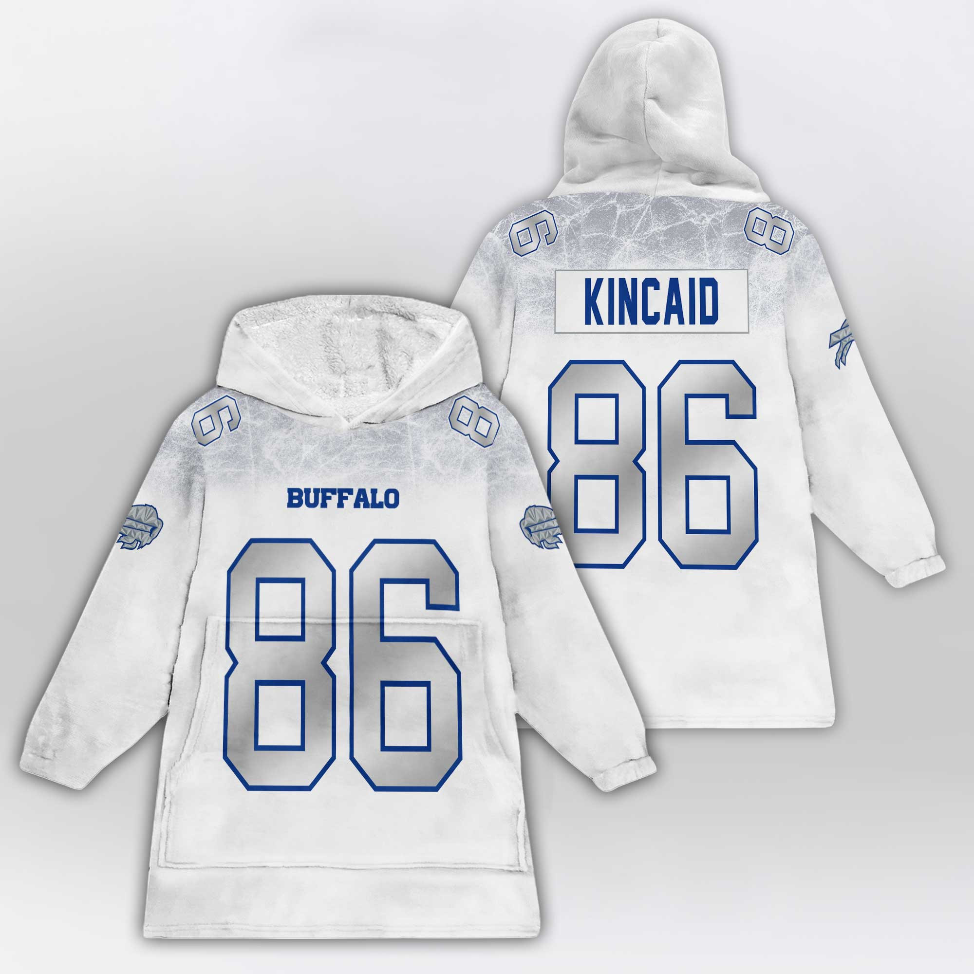 D.K 86 Buffalo Football Unisex Blanket Hoodie