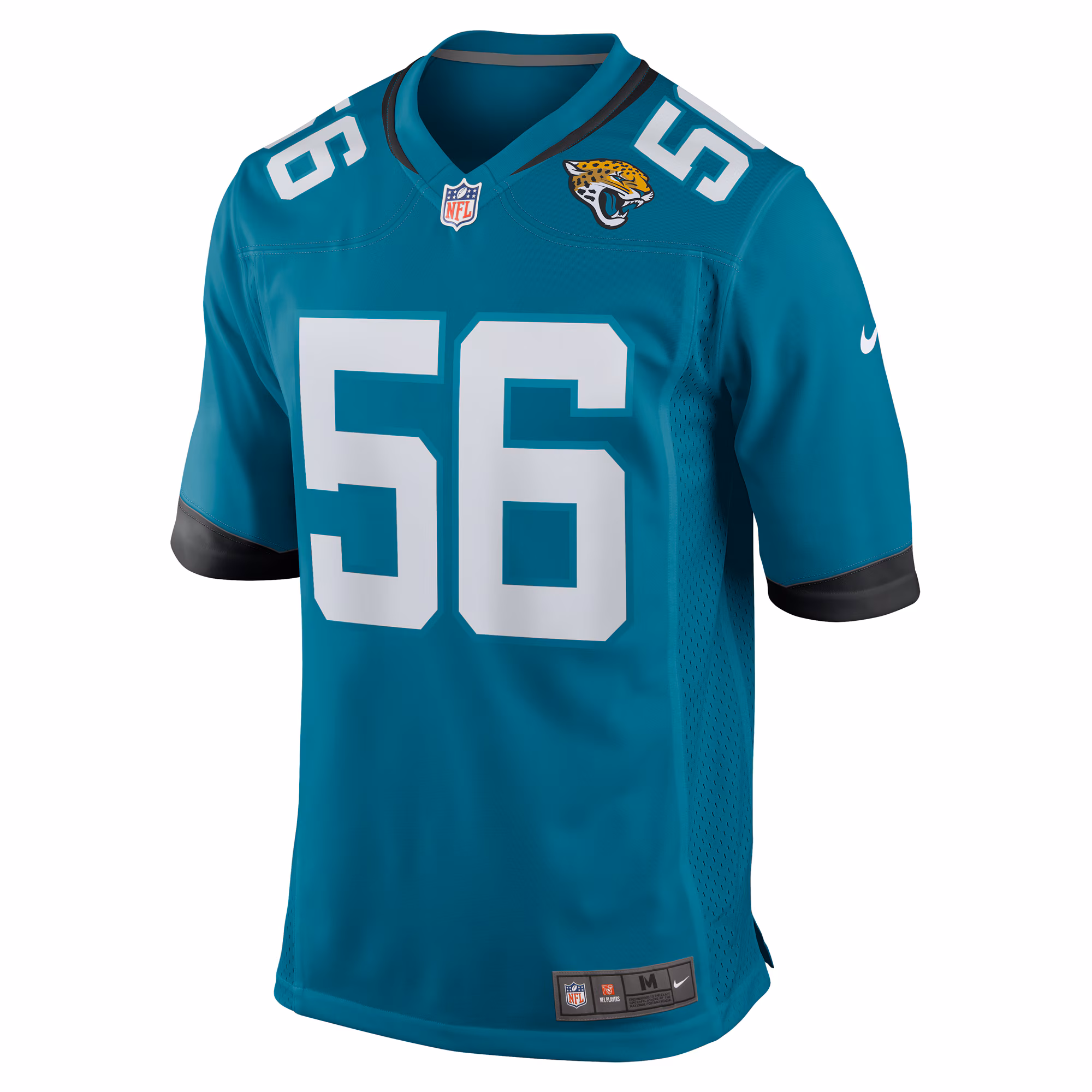 Yasir Abdullah Jacksonville Jaguars Team Game Jersey -  Teal