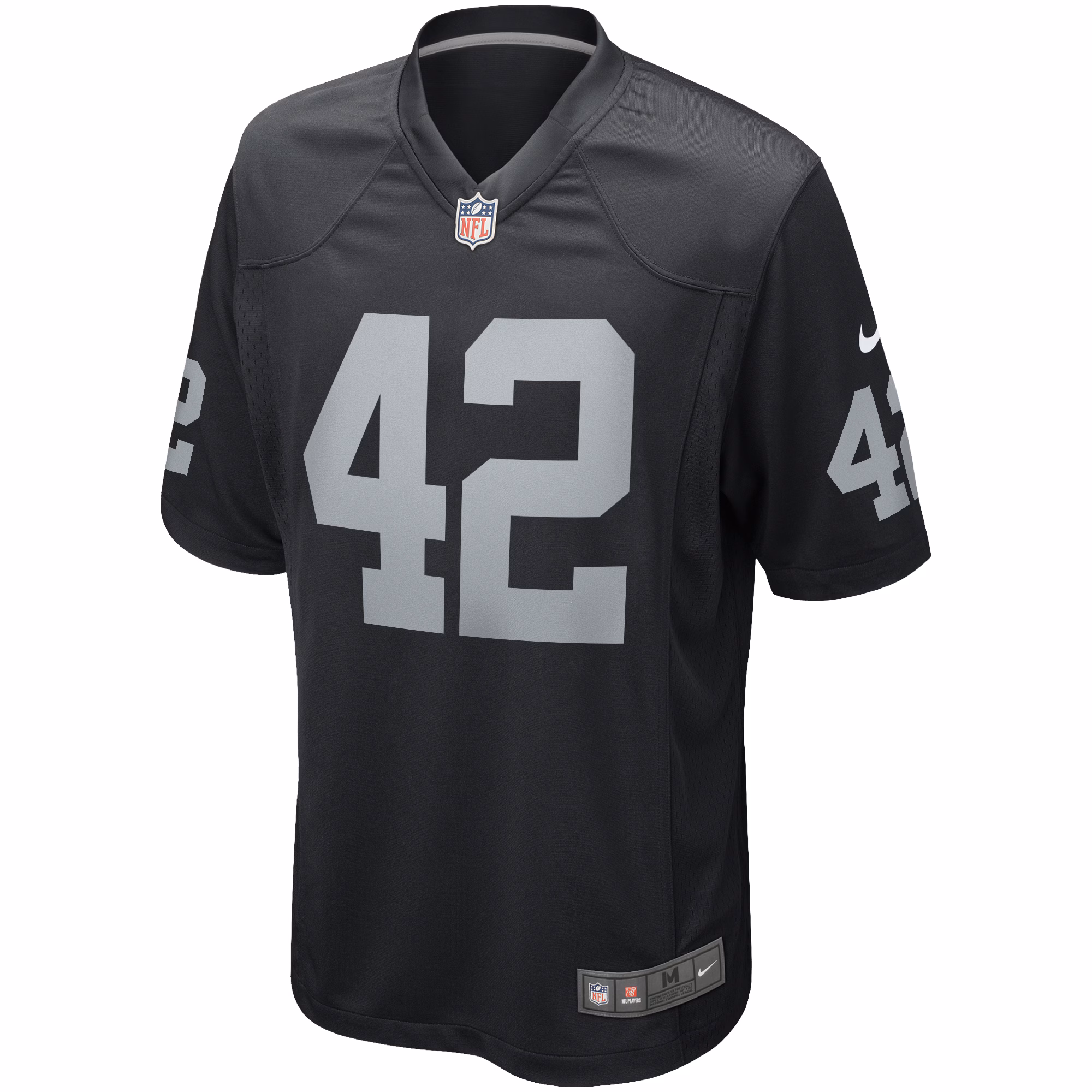 Ronnie Lott Las Vegas Raiders Game Retired Player Jersey - Black