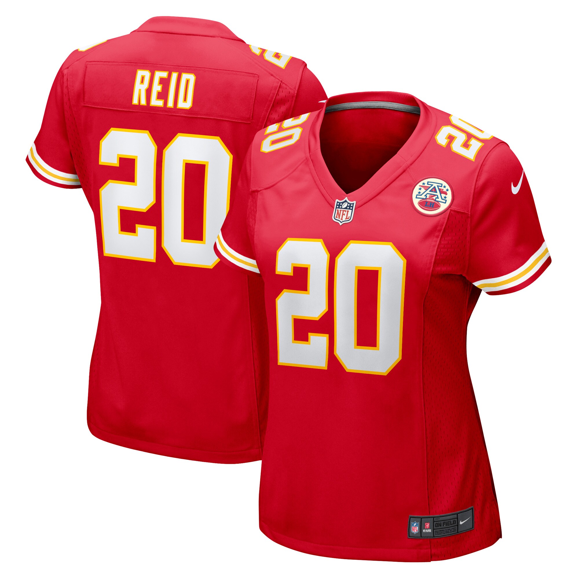 Justin Reid Kansas City Chiefs  Women's Game Jersey - Red