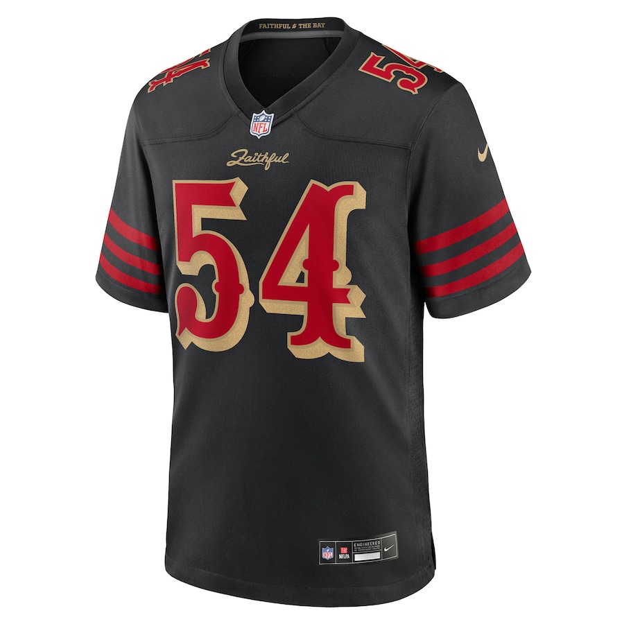 Fred Warner #54 San Francisco 49ers 2025 Rivalries Collection Game Jersey - Black
