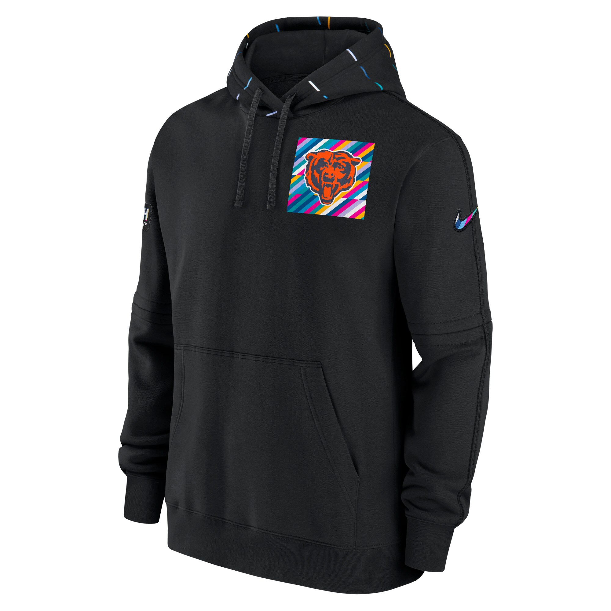 Chicago Bears  2023  Crucial Catch Club Pullover Hoodie - Black