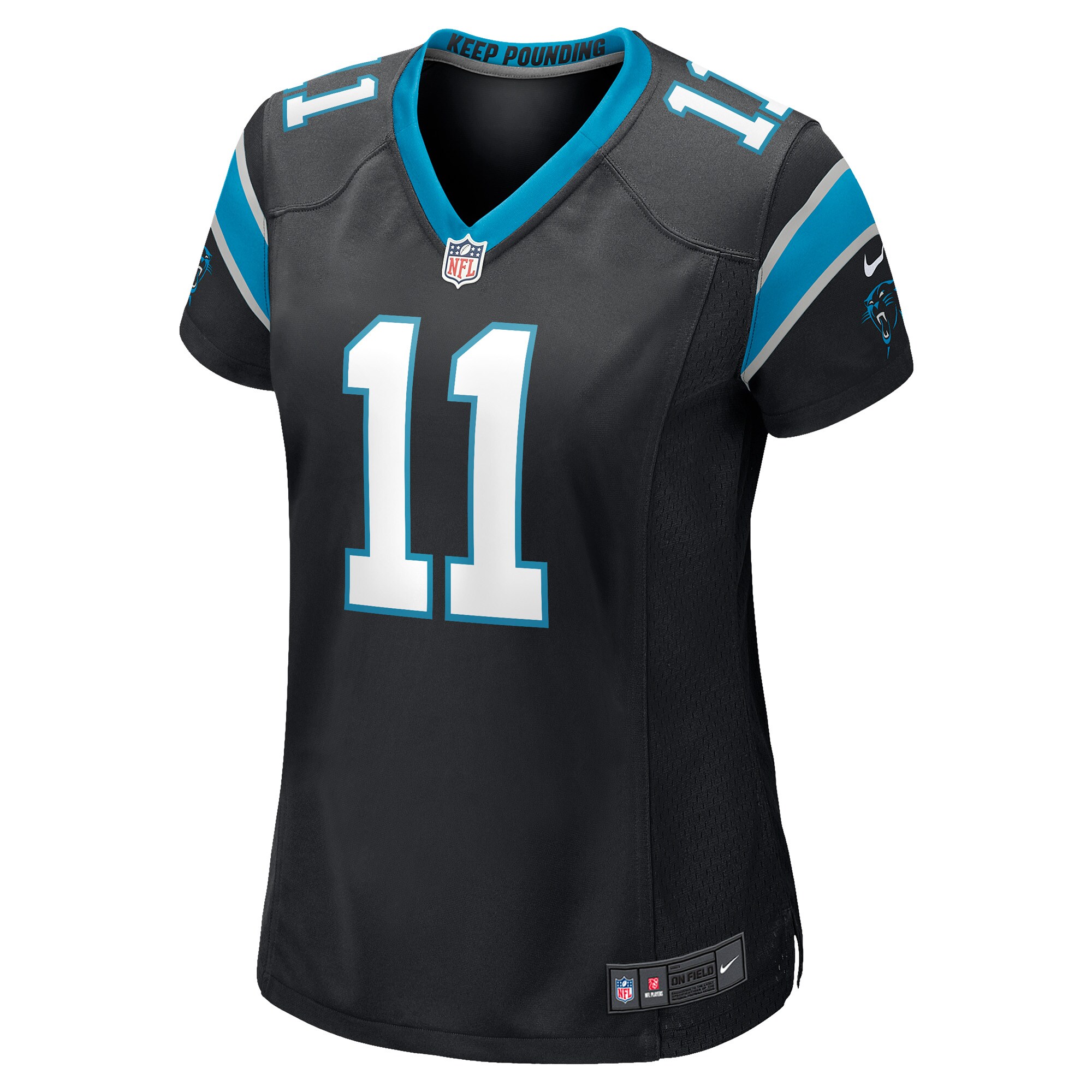 P.J. Walker Carolina Panthers  Women's Game Player Jersey - Black