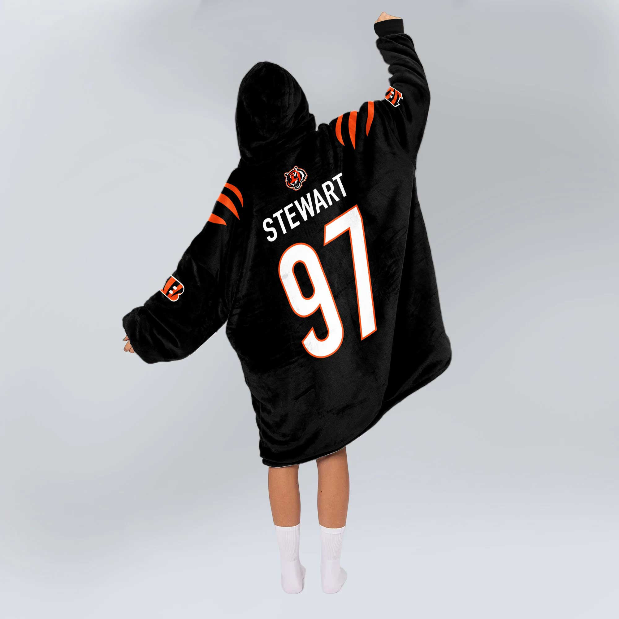 Adult 97 Cincinnati Football Unisex Blanket Hoodie