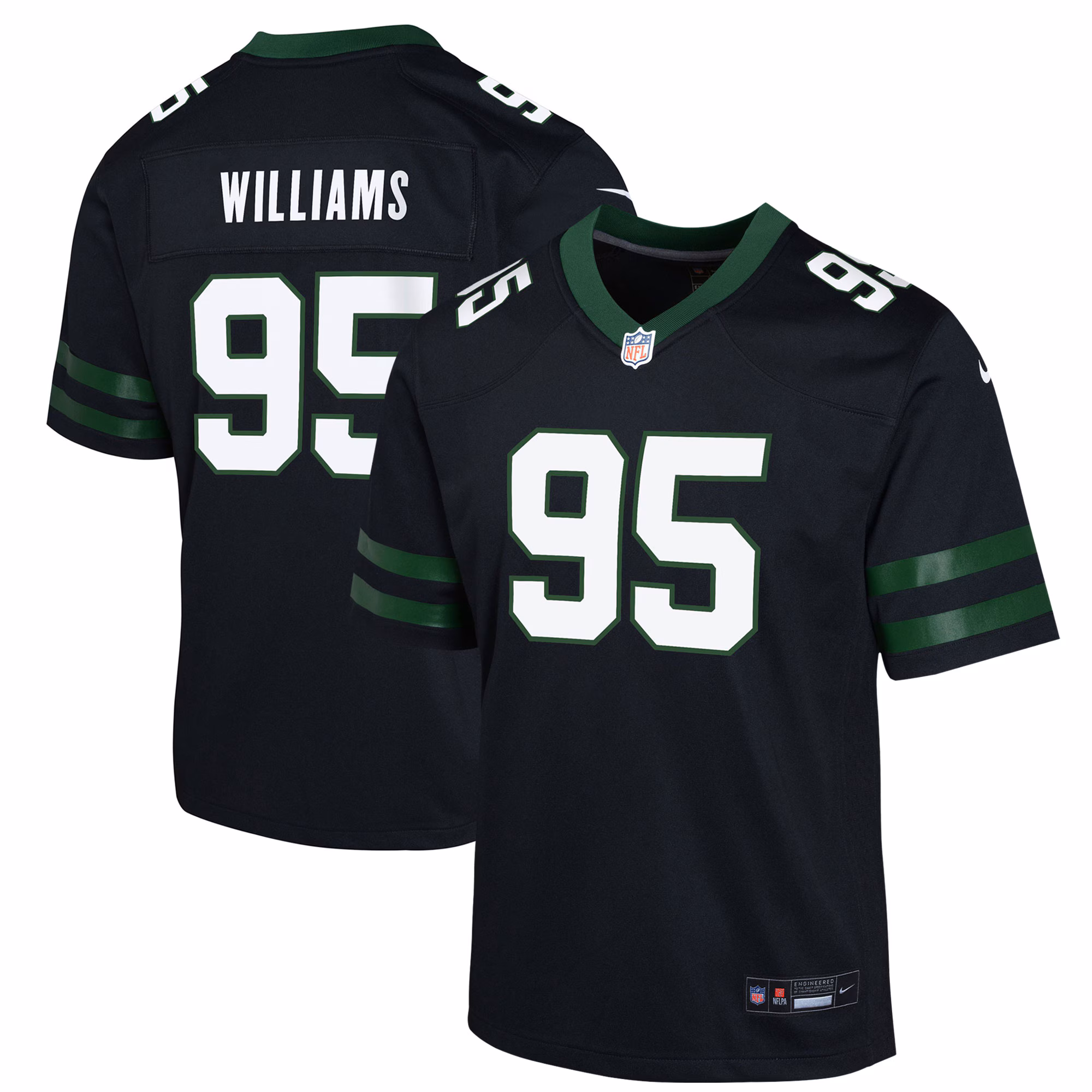 Quinnen Williams New York Jets Youth Game Jersey - Legacy Green