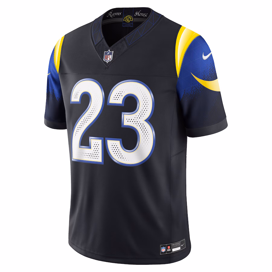 Kyren Williams #23 Los Angeles Rams 2025 Rivalries Collection Limited Jersey - Midnight Blue