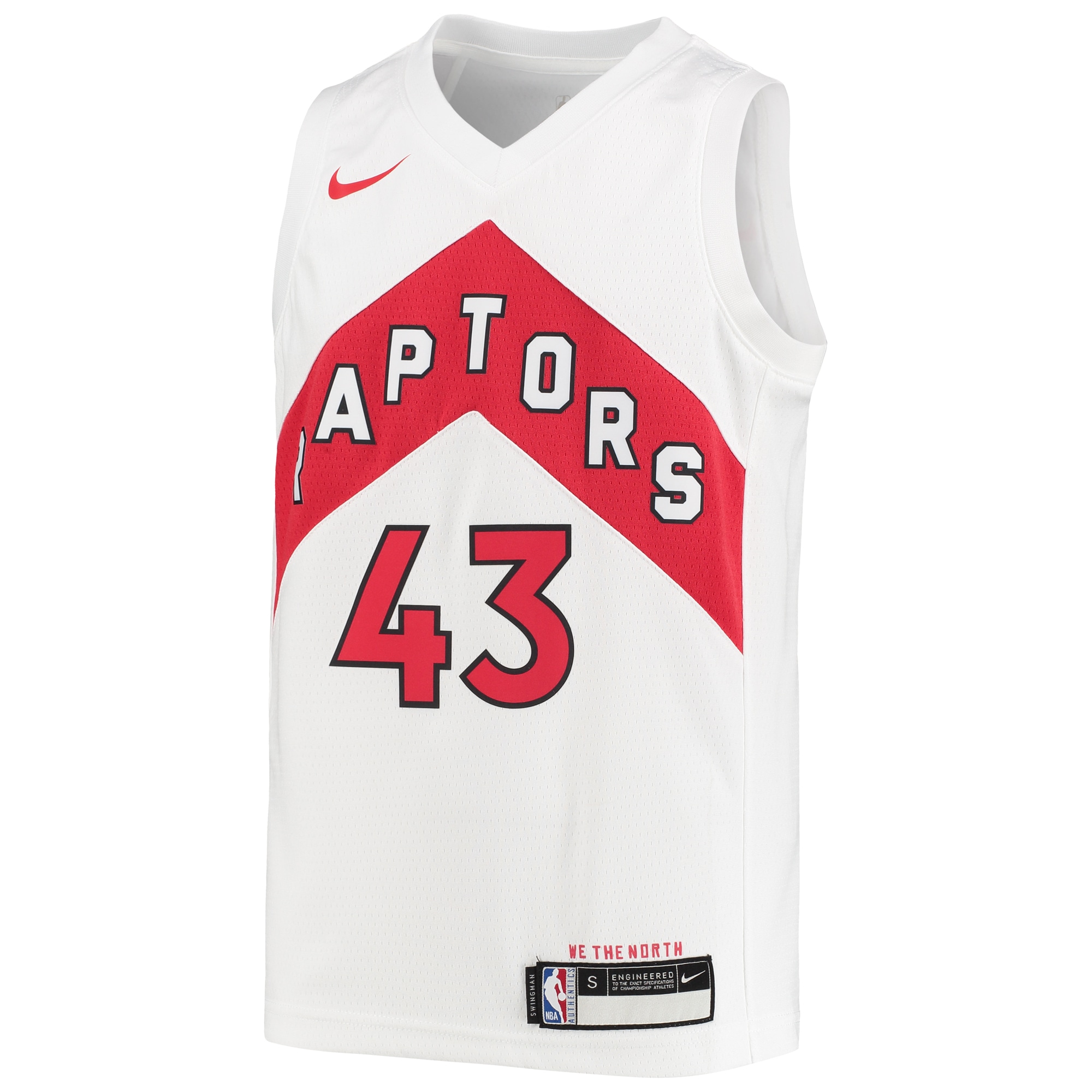 Pascal Siakam Toronto Raptors Youth 2019/20 Swingman Jersey - Association Edition - White