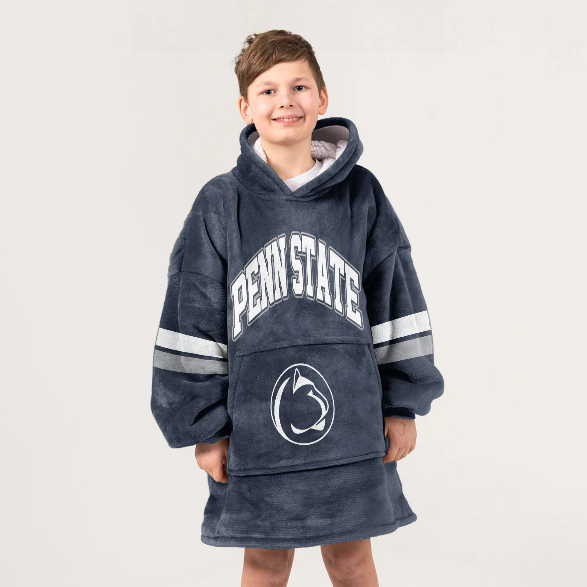 Adult #1 Penn State Football Unisex Blanket Hoodie
