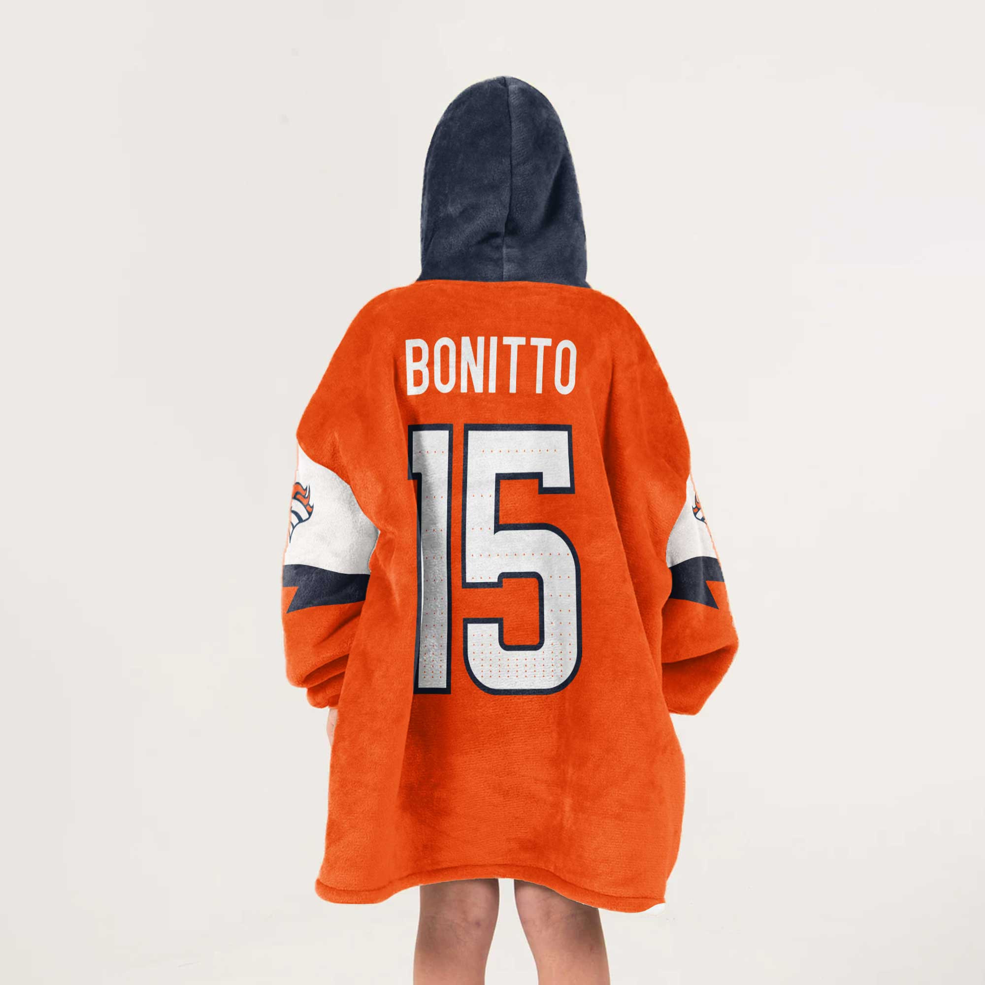 Kid N.B 15 Denver Football Unisex Blanket Hoodie