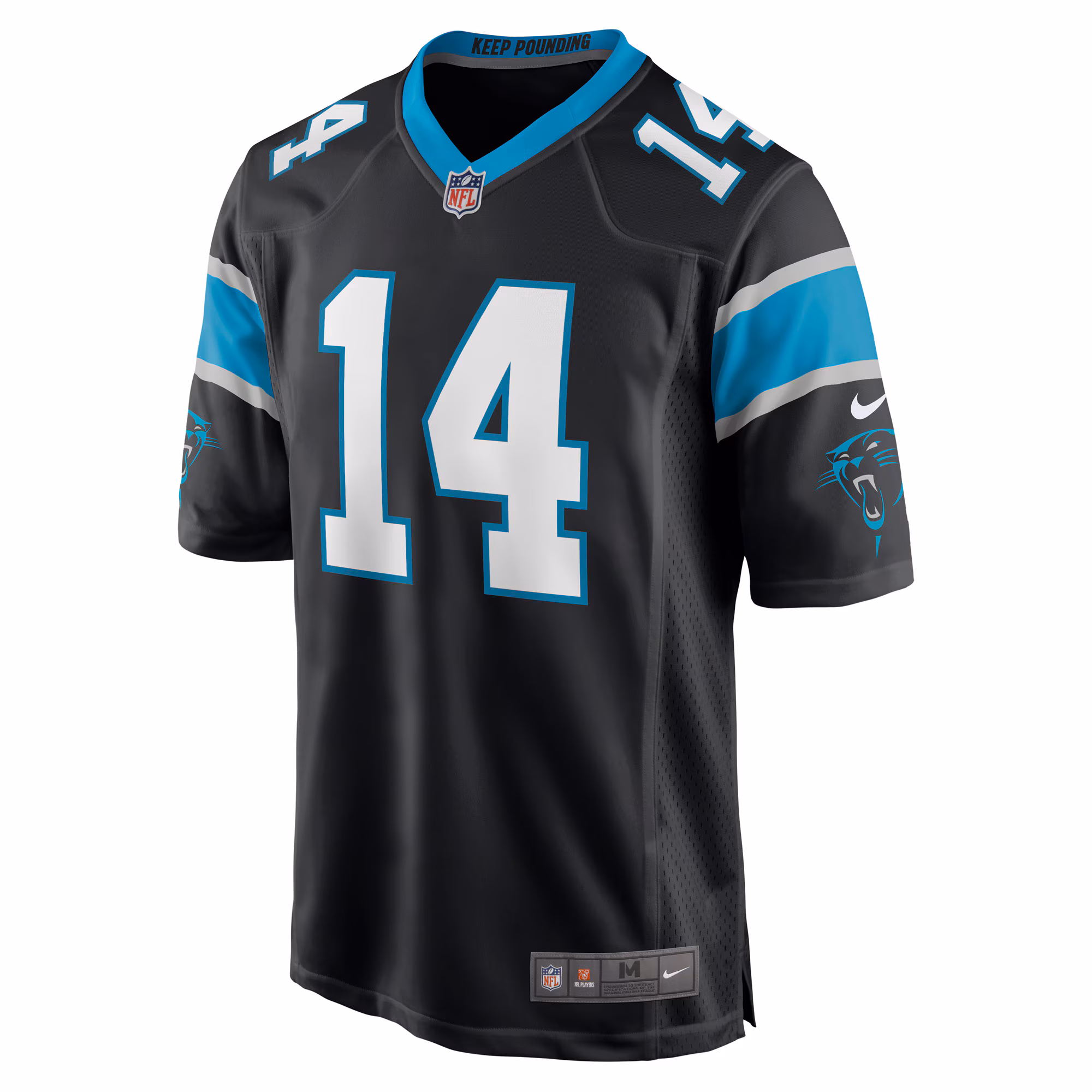 Sam Darnold Carolina Panthers Game Player Jersey - Black