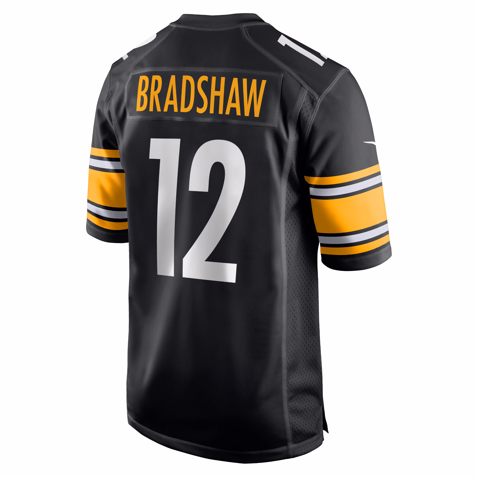 Terry Bradshaw Pittsburgh Steelers Retired Player Game Jersey - Black