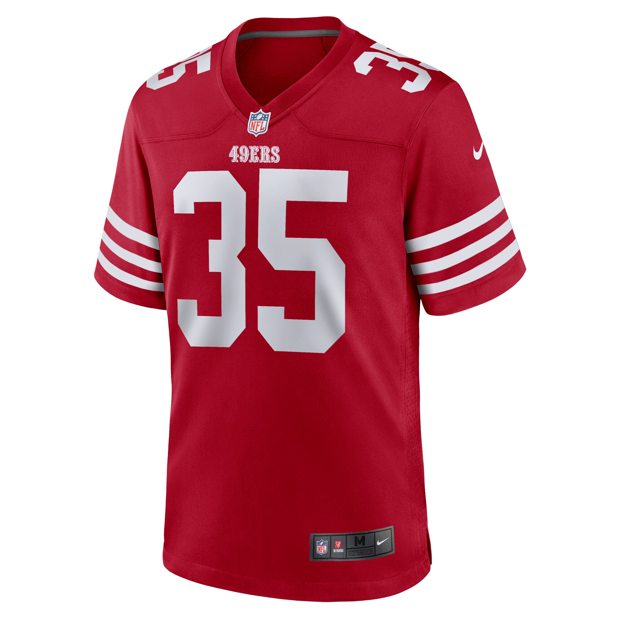 Tre Swilling San Francisco 49ers  Team Game Jersey - Scarlet
