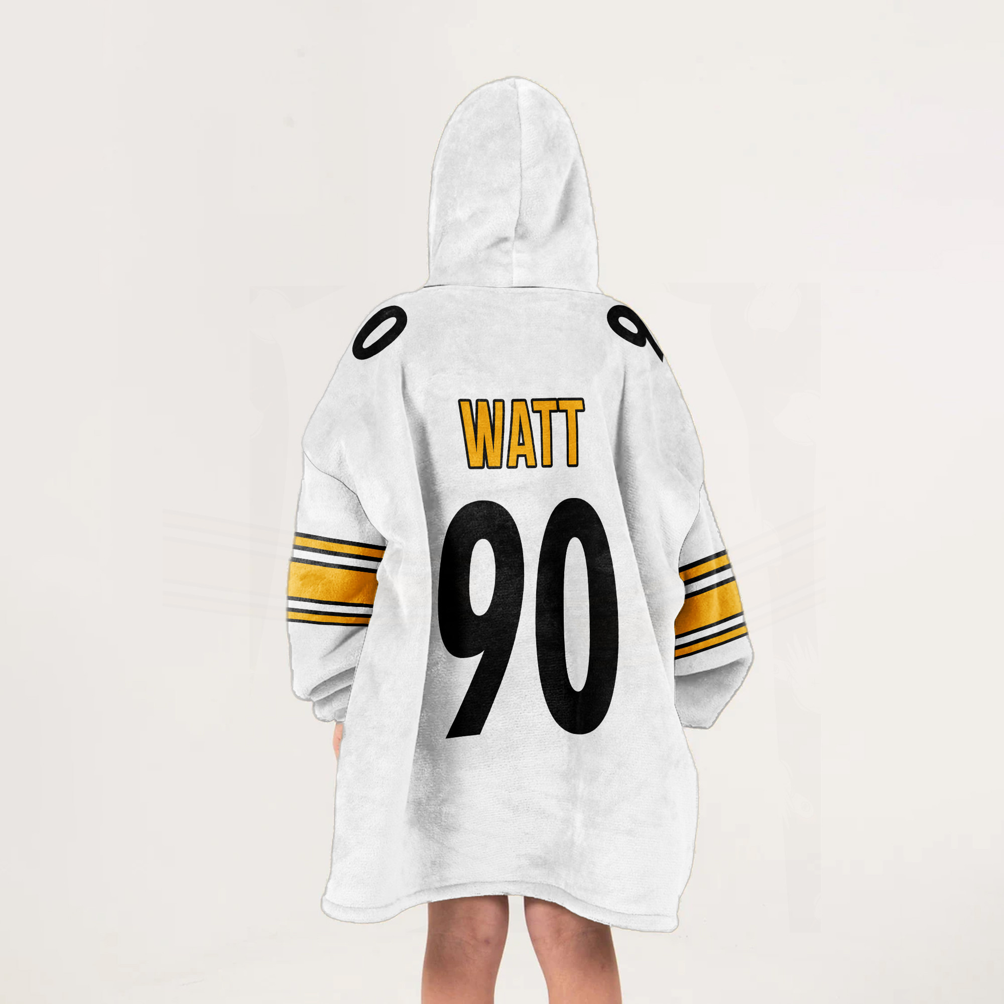Adult T.J.W 90 Pittsburgh Football Unisex Blanket Hoodie