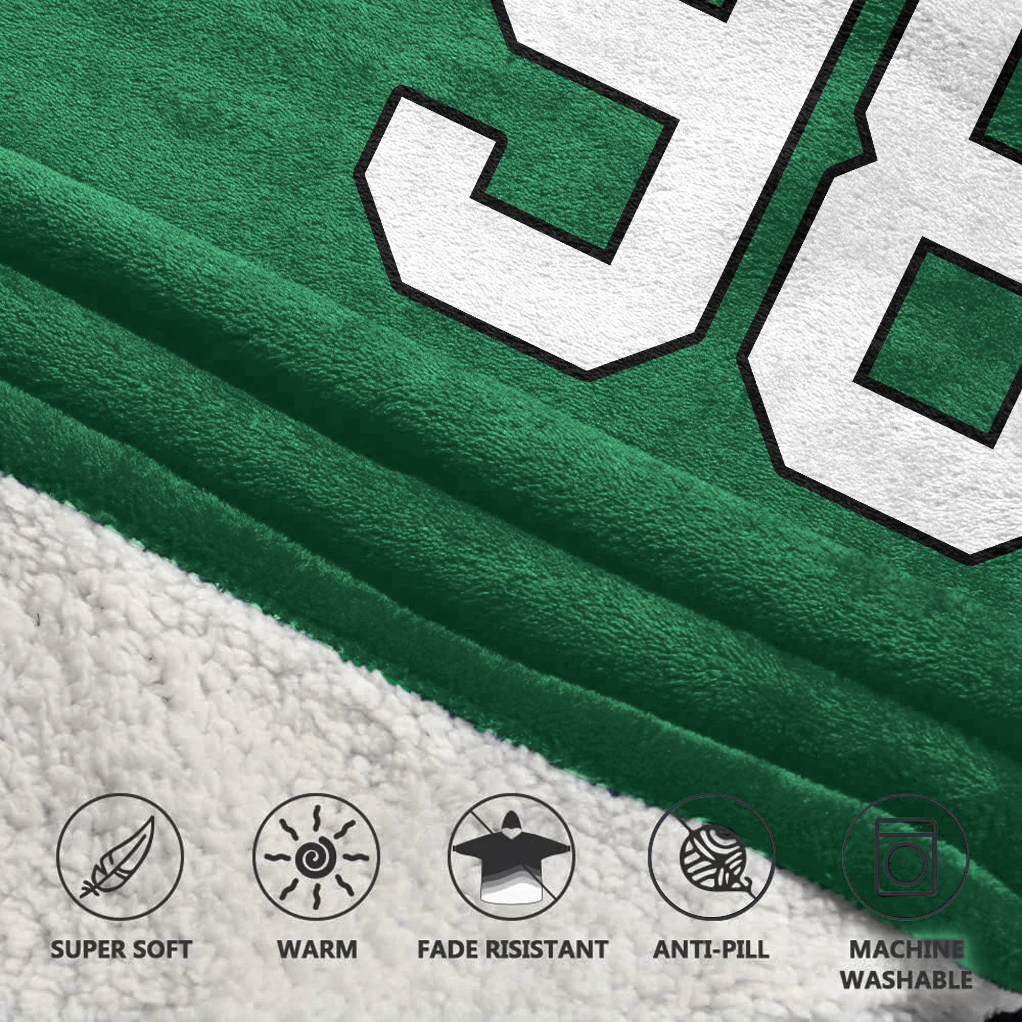 Kid J.C 98 Philadelphia Football Unisex Blanket Hoodie