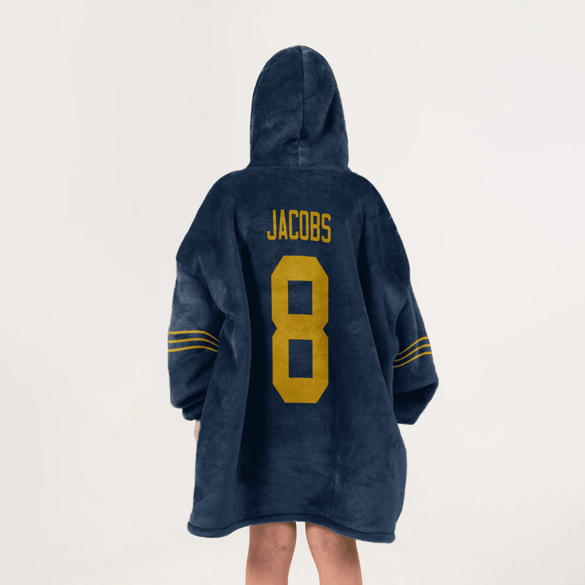 Kid J.J 8 Green Bay Football Unisex Blanket Hoodie