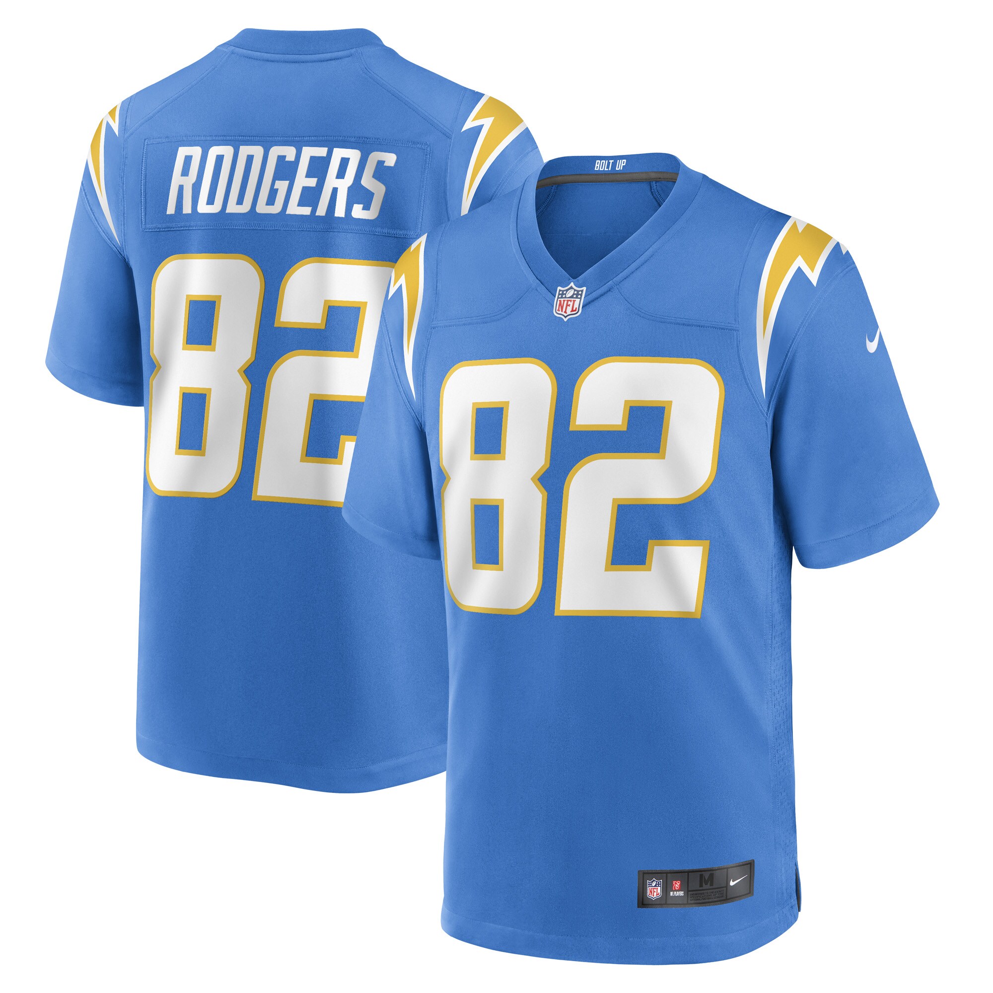 Richard Rodgers Los Angeles Chargers  Game Player Jersey - Powder Blue