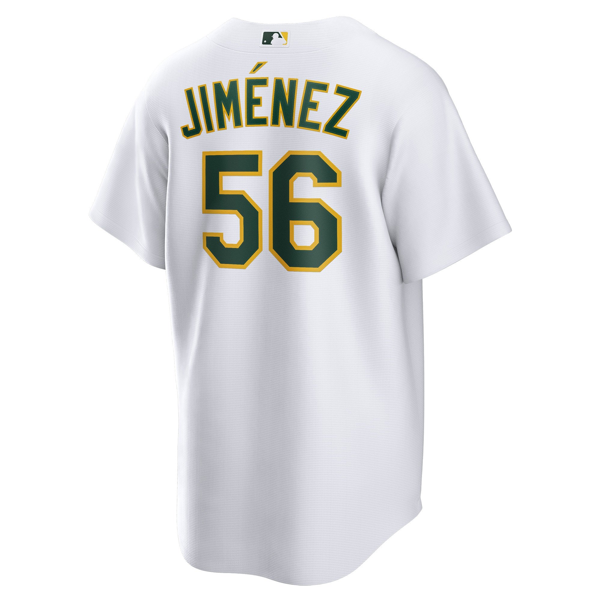 Men's Oakland Athletics Dany Jiménez  White Home  Replica Player Jersey