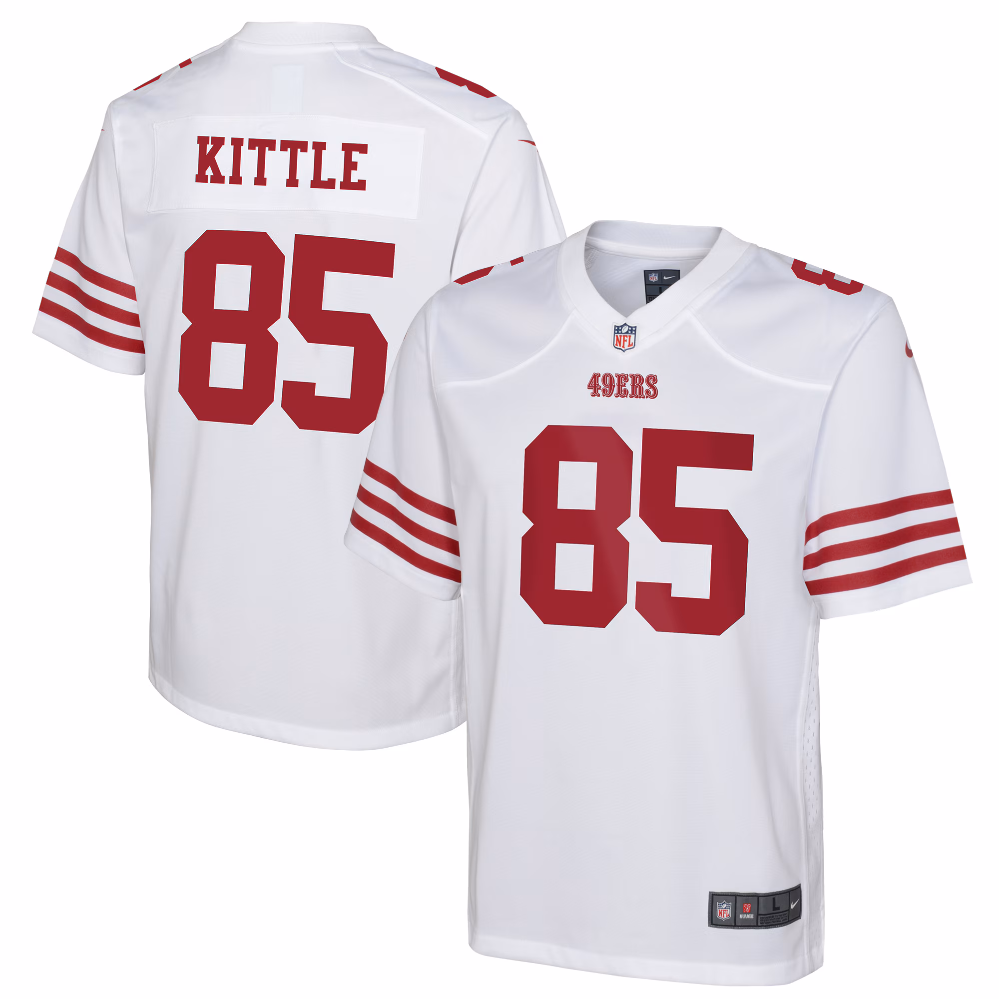 George Kittle San Francisco 49ers Youth Game Jersey - Scarlet