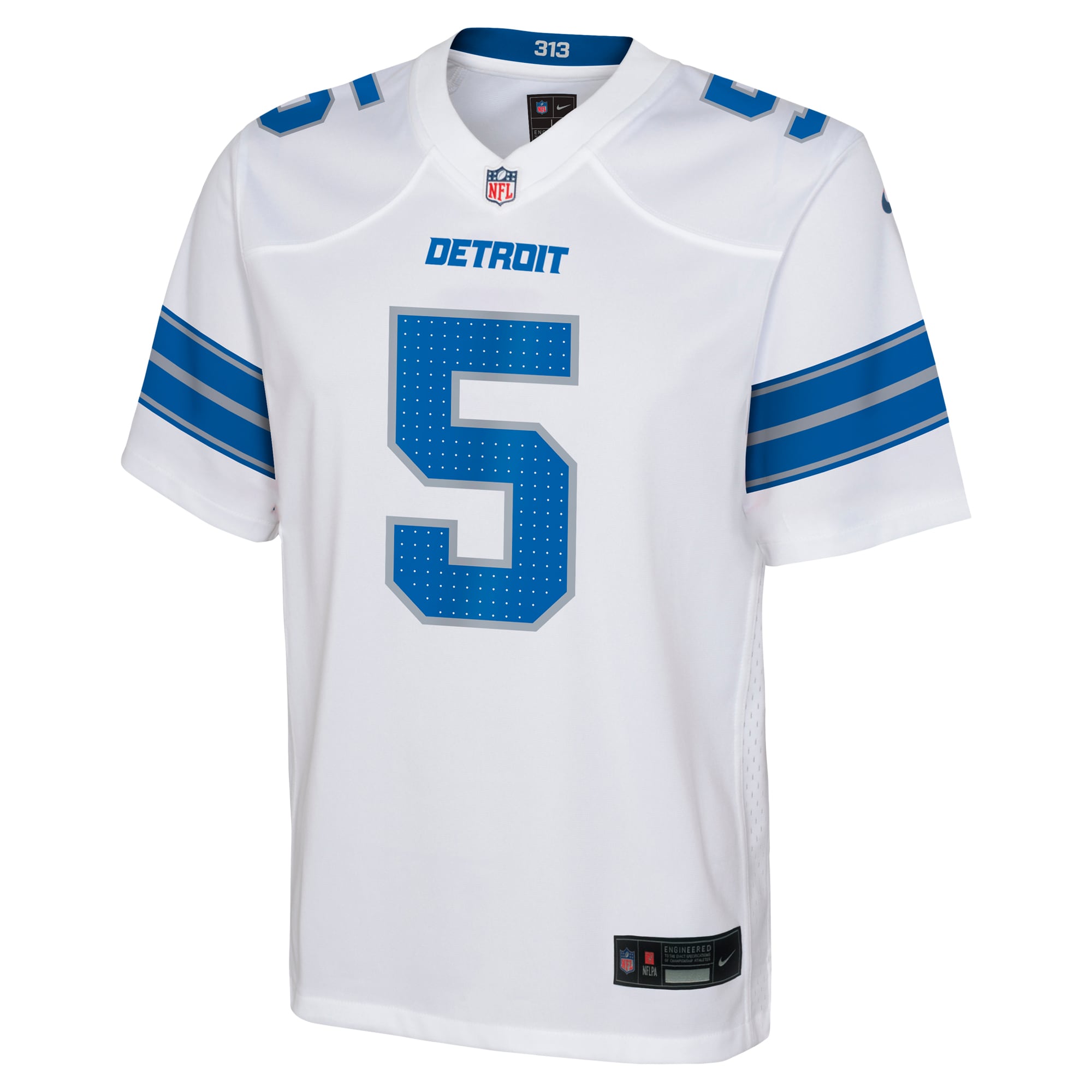 David Montgomery Detroit Lions Youth Alternate Player Game Jersey - Black