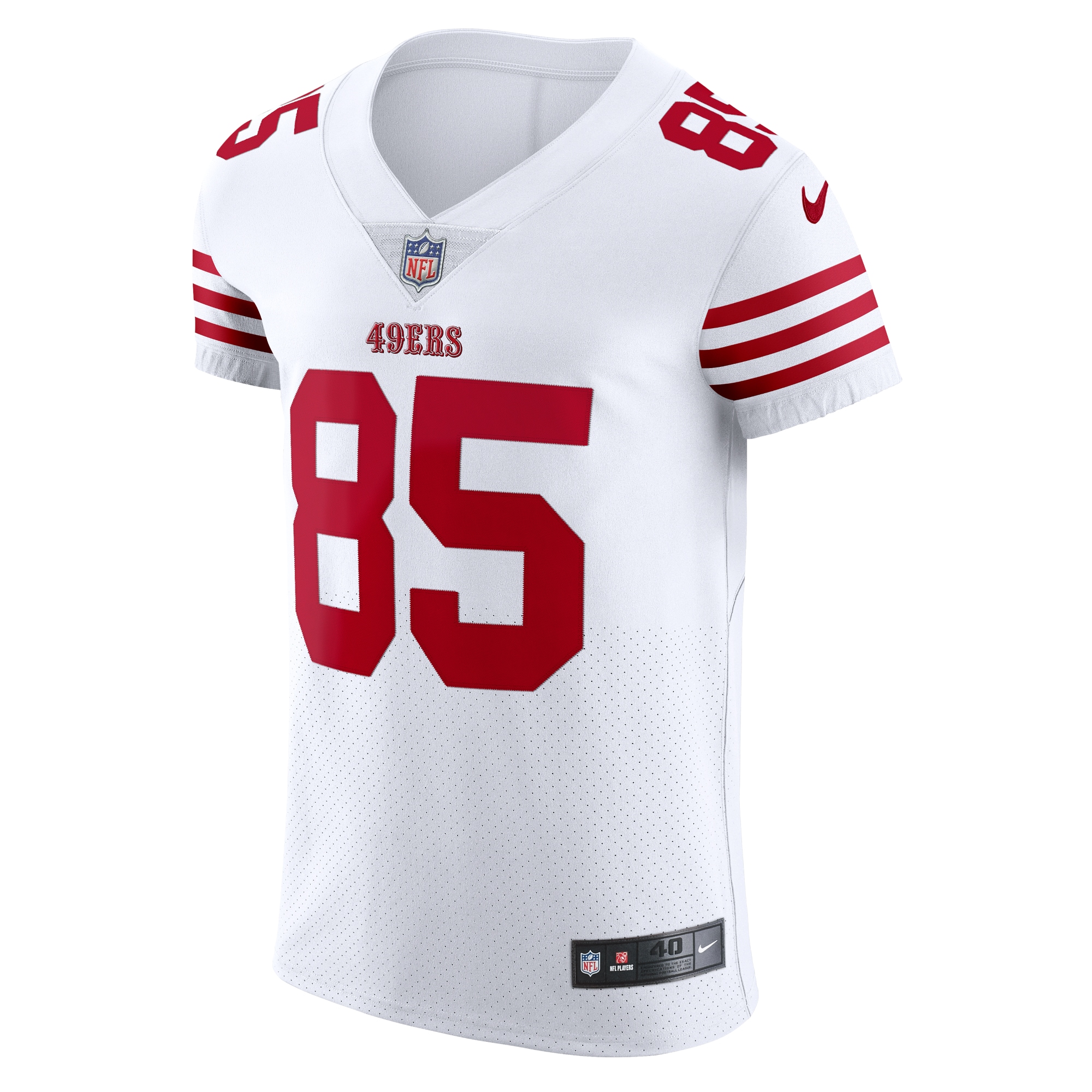 George Kittle San Francisco 49ers  Vapor Elite Jersey - White