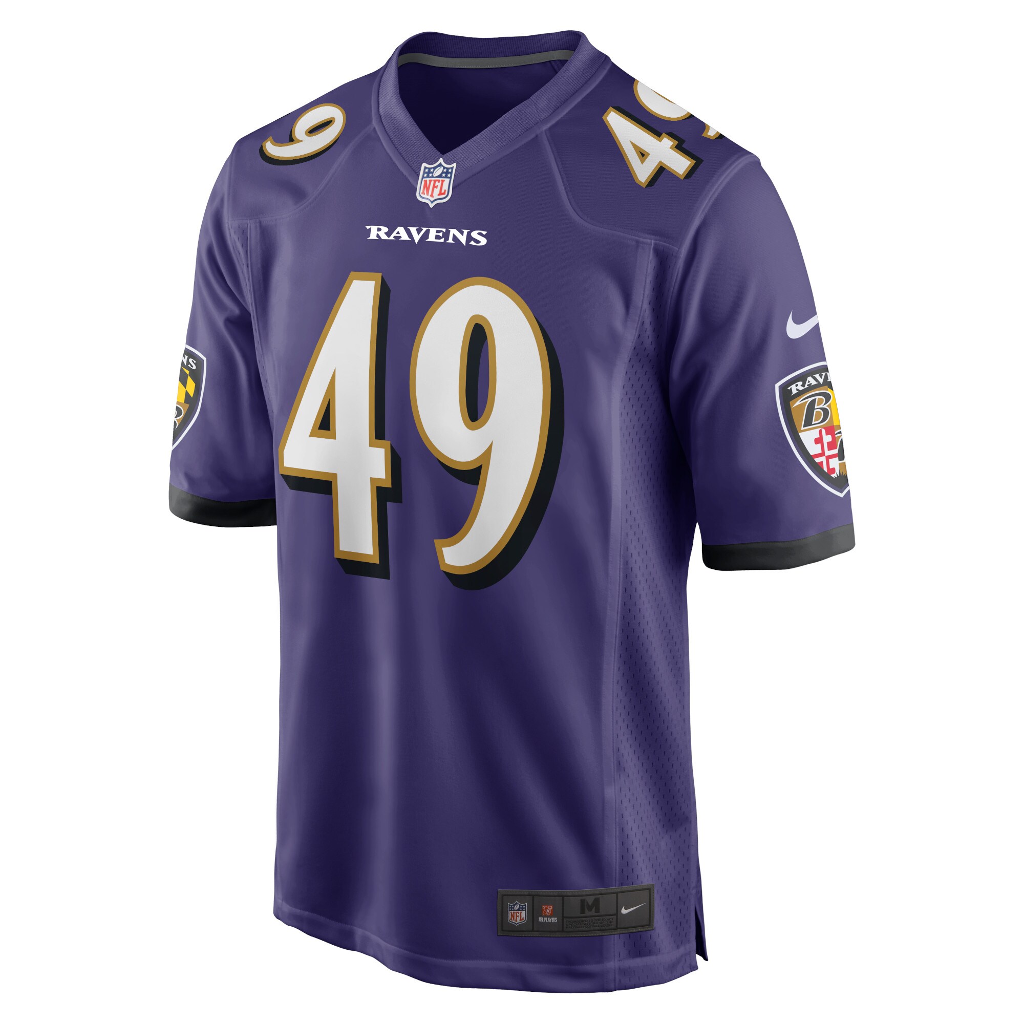 Julian Stanford Baltimore Ravens  Home Game Player Jersey - Purple