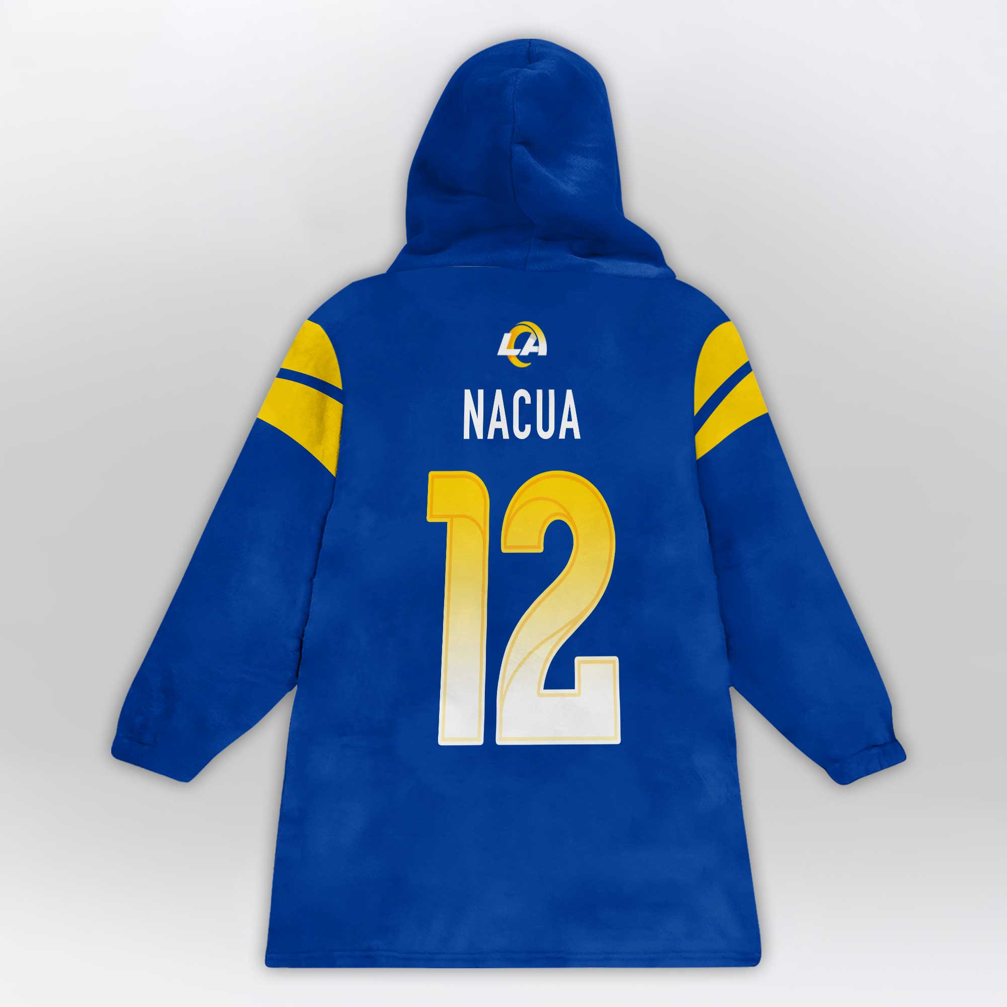Rams House Los Angeles R Football Unisex Blanket Hoodie