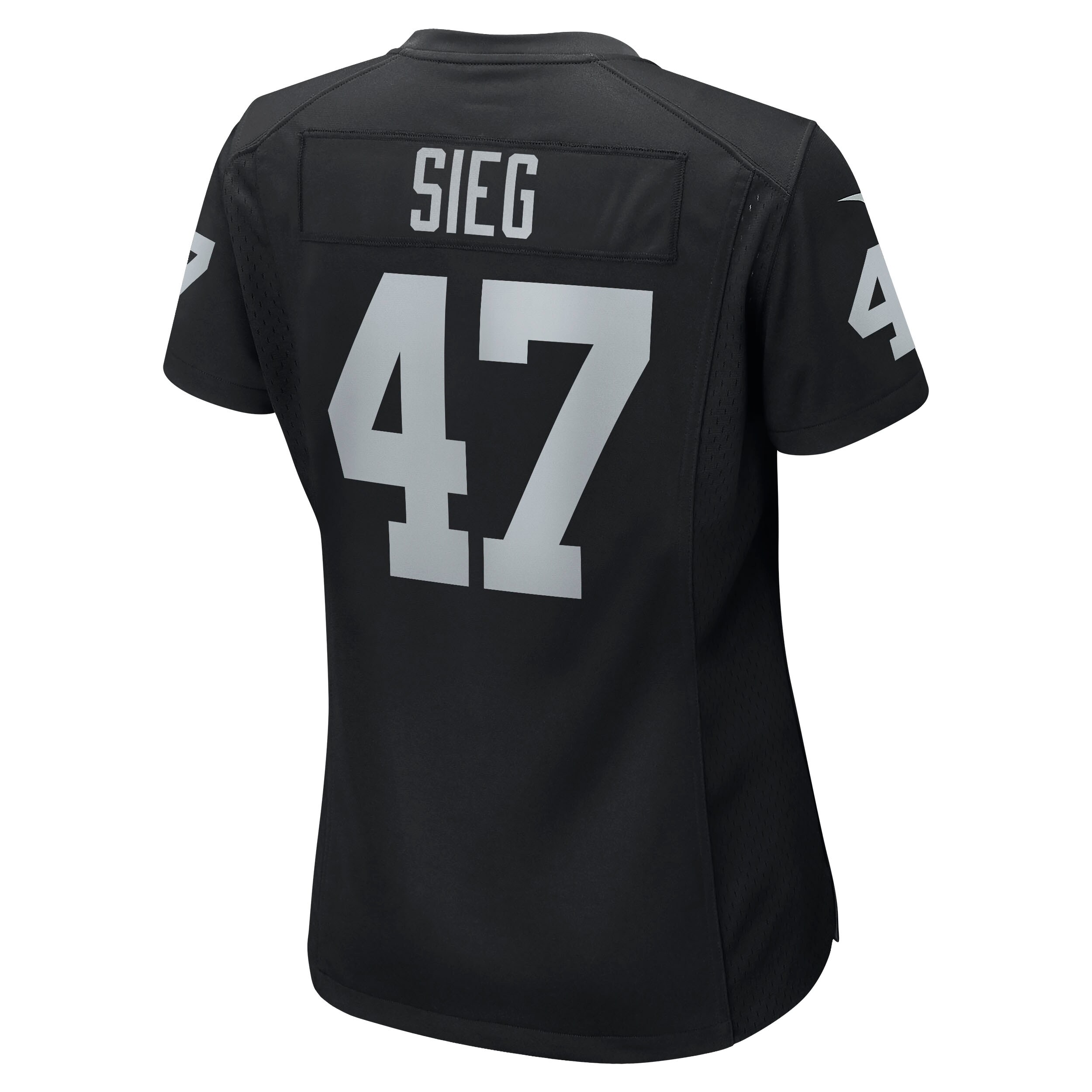 Trent Sieg Las Vegas Raiders  Women's Game Jersey - Black