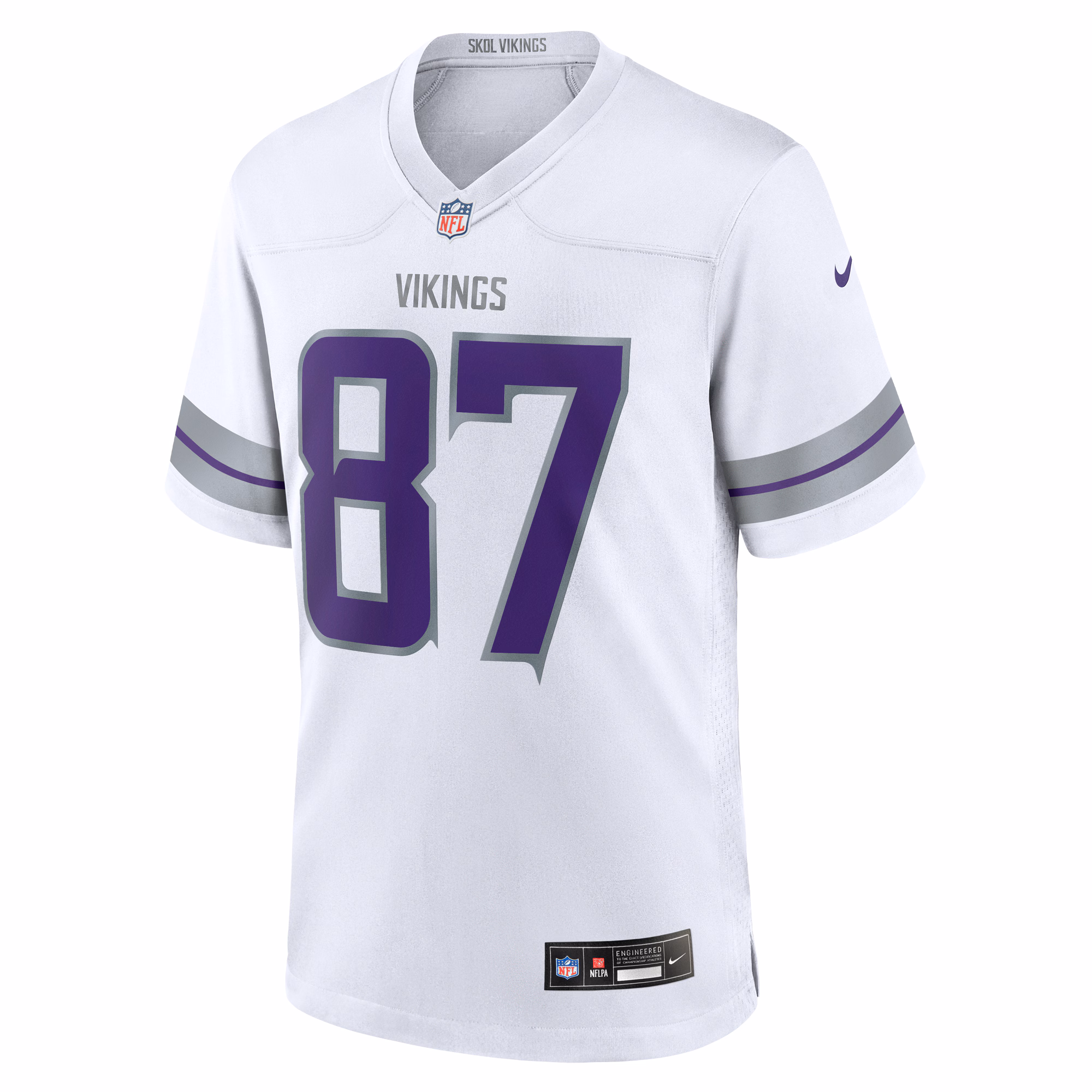 T.J. Hockenson Minnesota Vikings Alternate Game Player Jersey - White