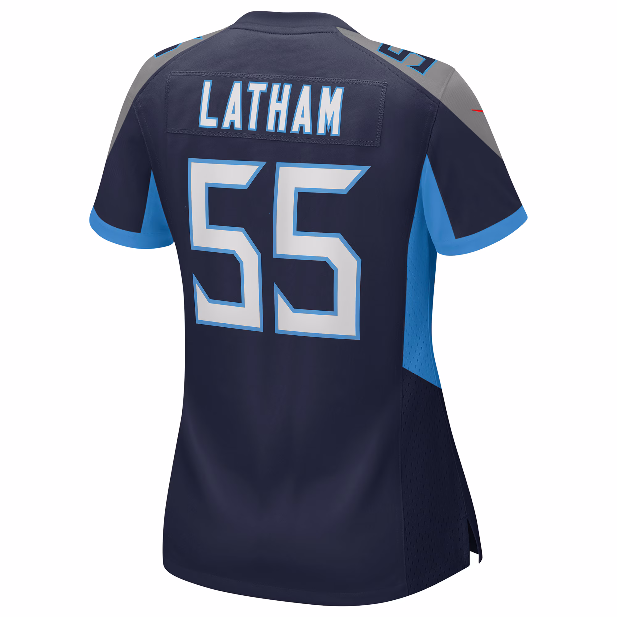 JC Latham Tennessee Titans Women's Team Game Jersey -  Navy